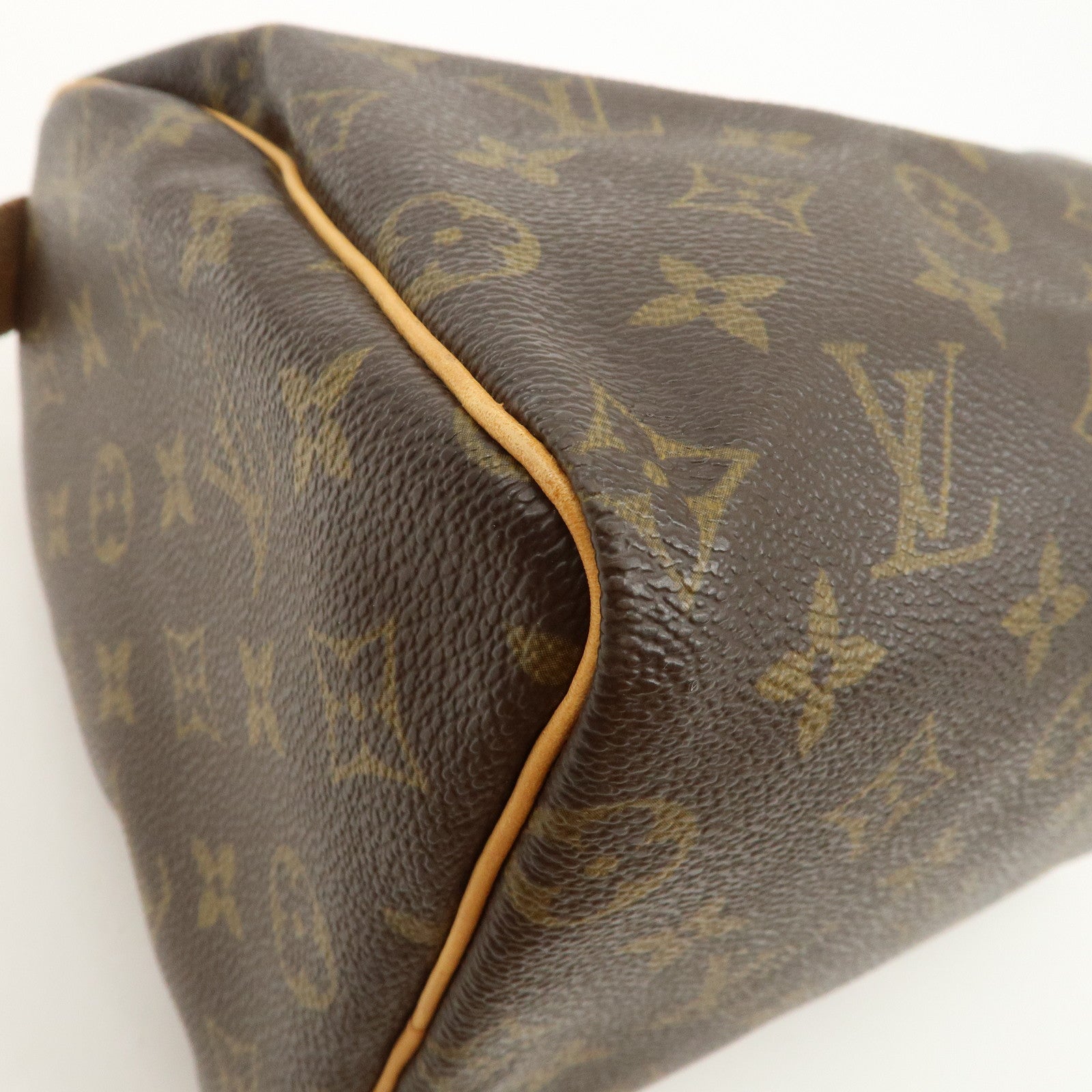 Louis Vuitton Monogram Speedy 25 Boston Bag Hand Bag Brown M41528