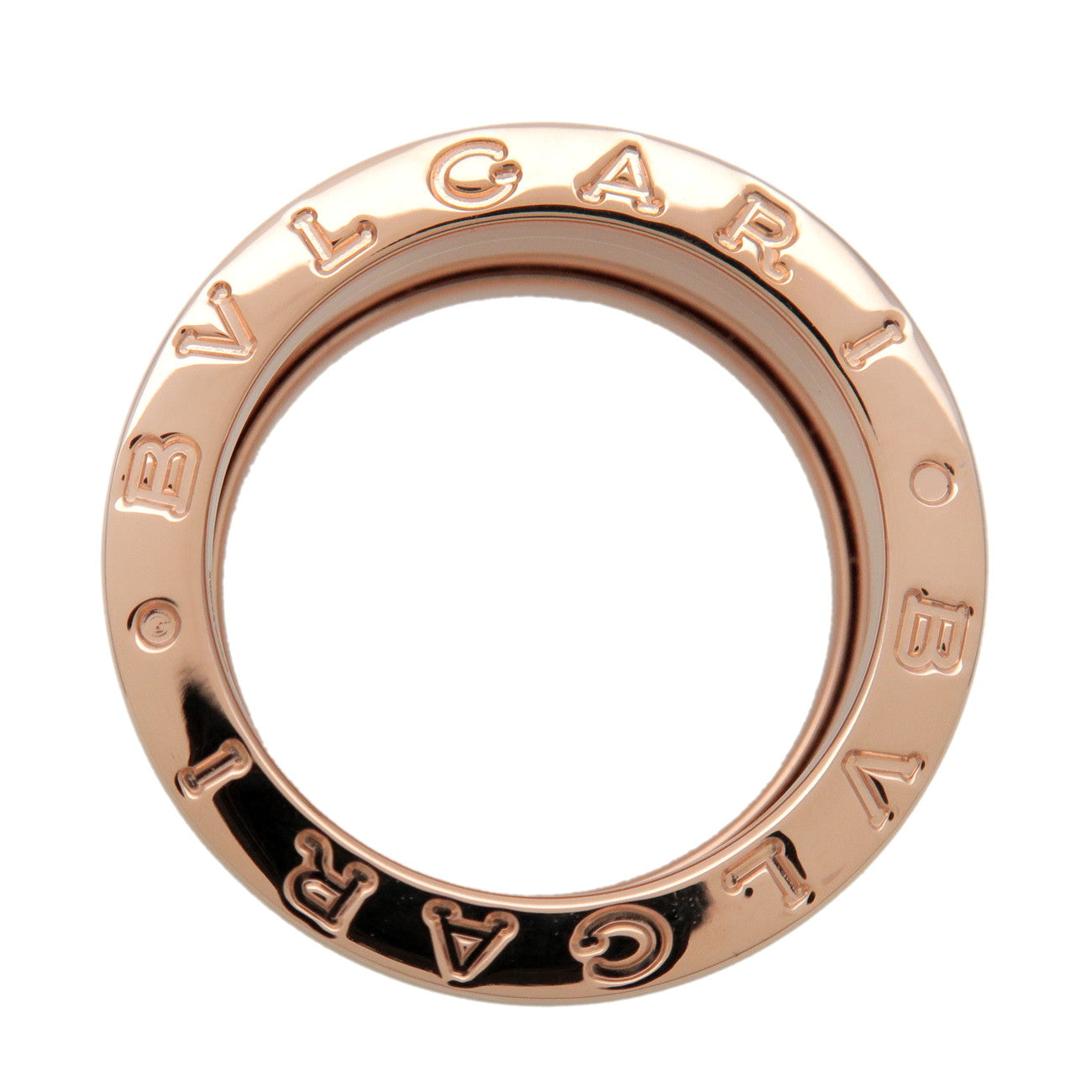BVLGARI B-Zero1 3Band Ring K18 750PG Rose Gold #49 US4.5 EU49 HK10