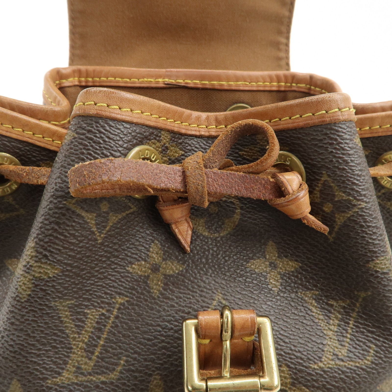 Louis Vuitton Monogram Mini Montsouris Canvas Backpack Brown M51137