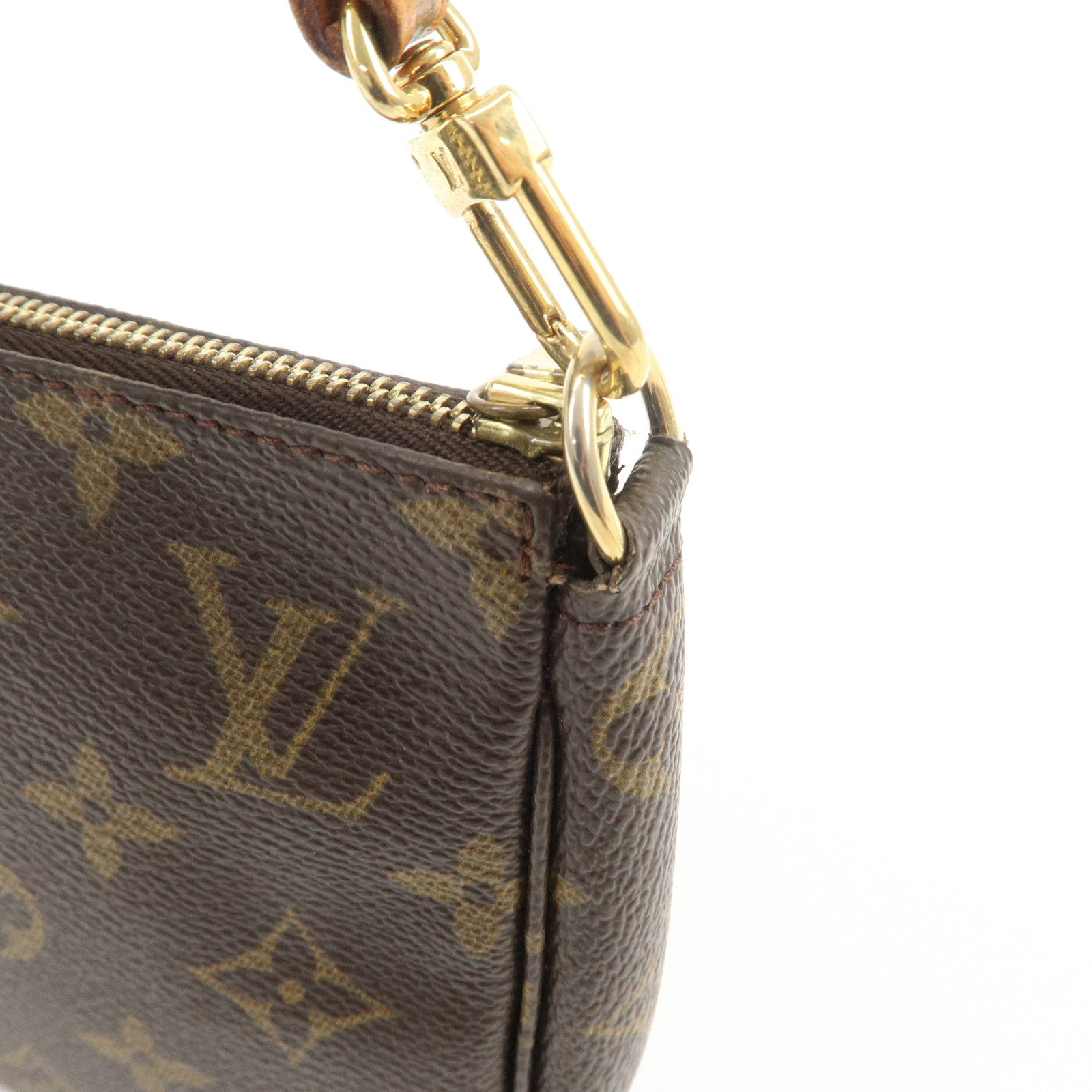 Louis Vuitton Monogram Pochette Accessoires Pouch Hand Bag M51980