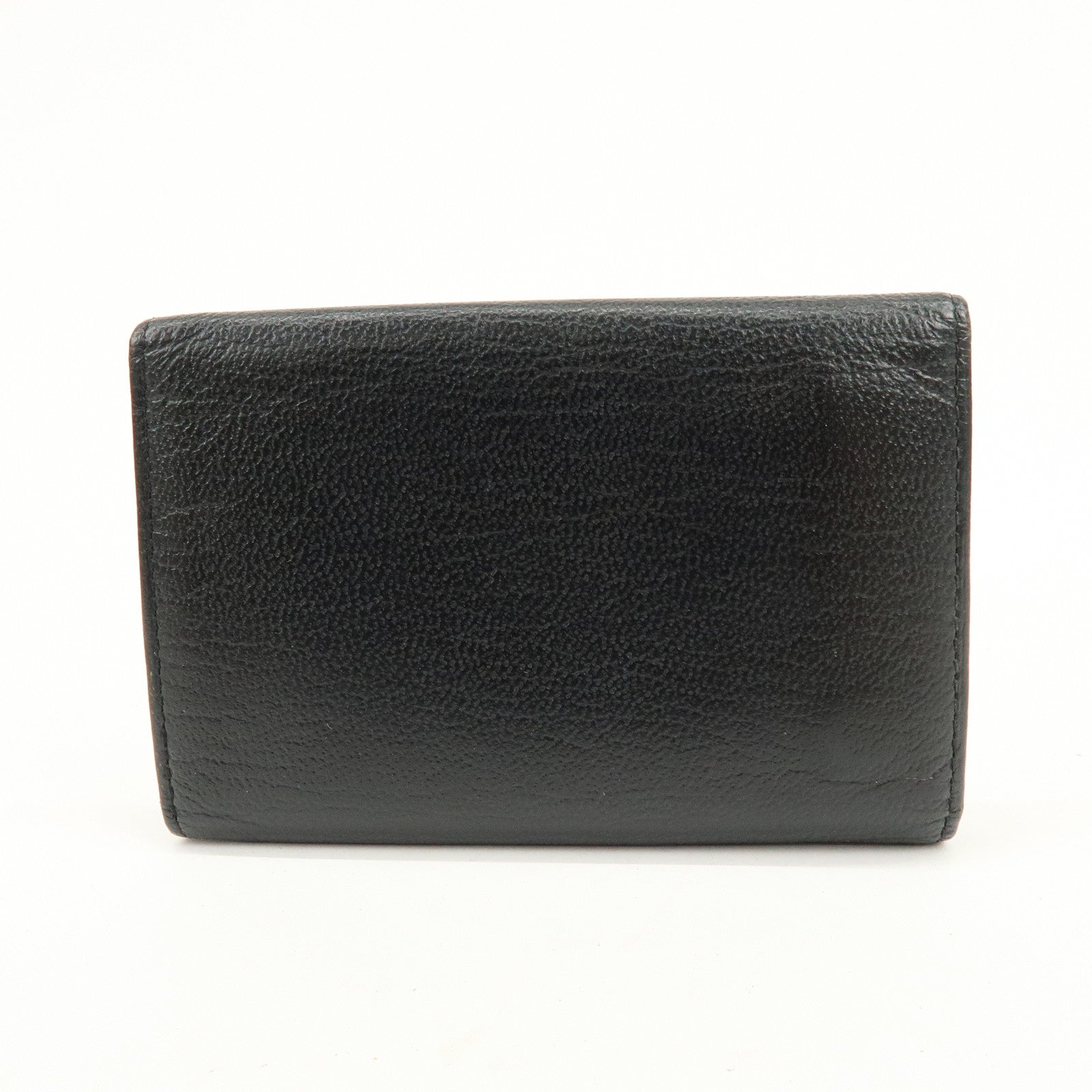 CHANEL COCO Mark Leather Key Case Key Holder Black