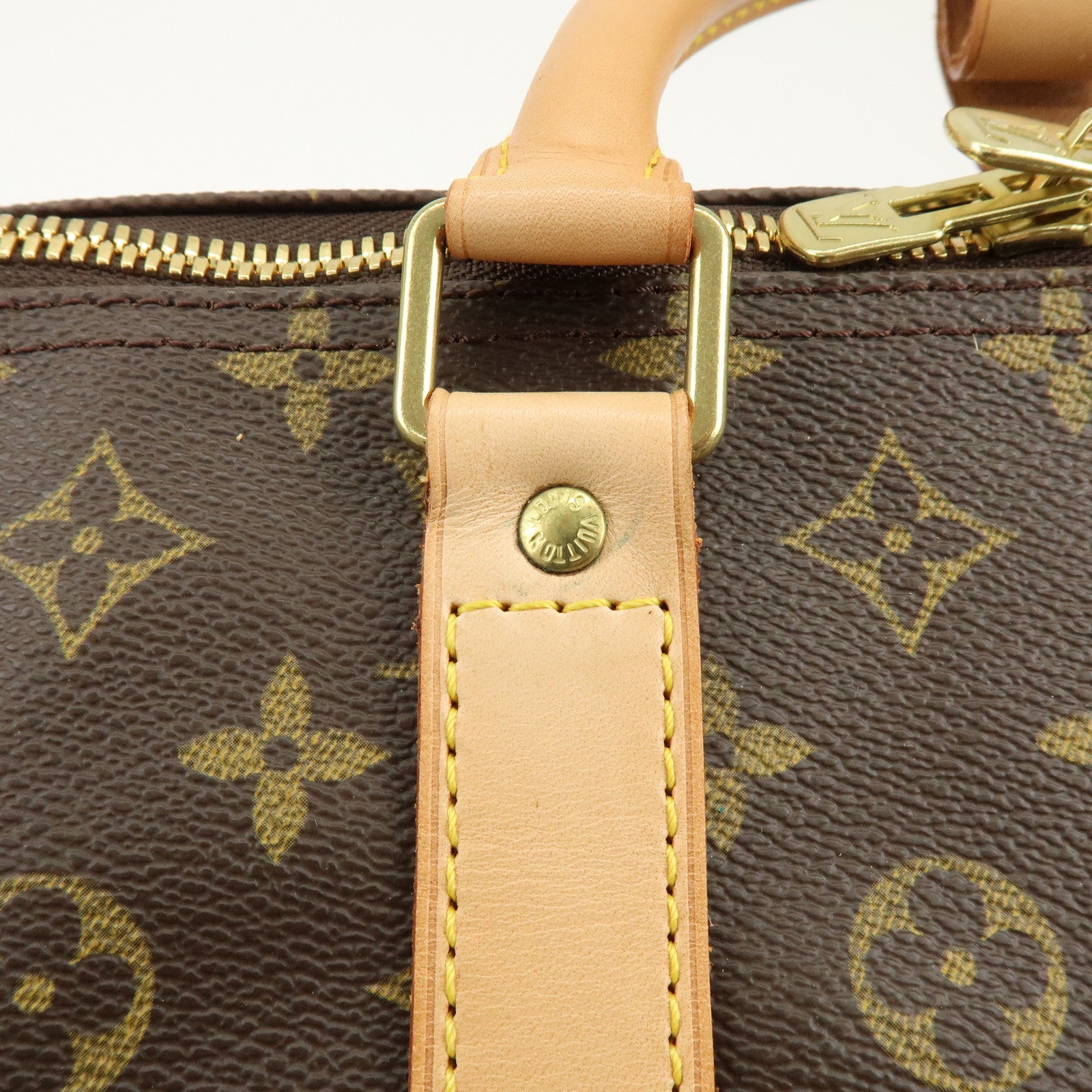 Louis Vuitton Monogram Keep All Bandouliere 60 Boston Bag M41412