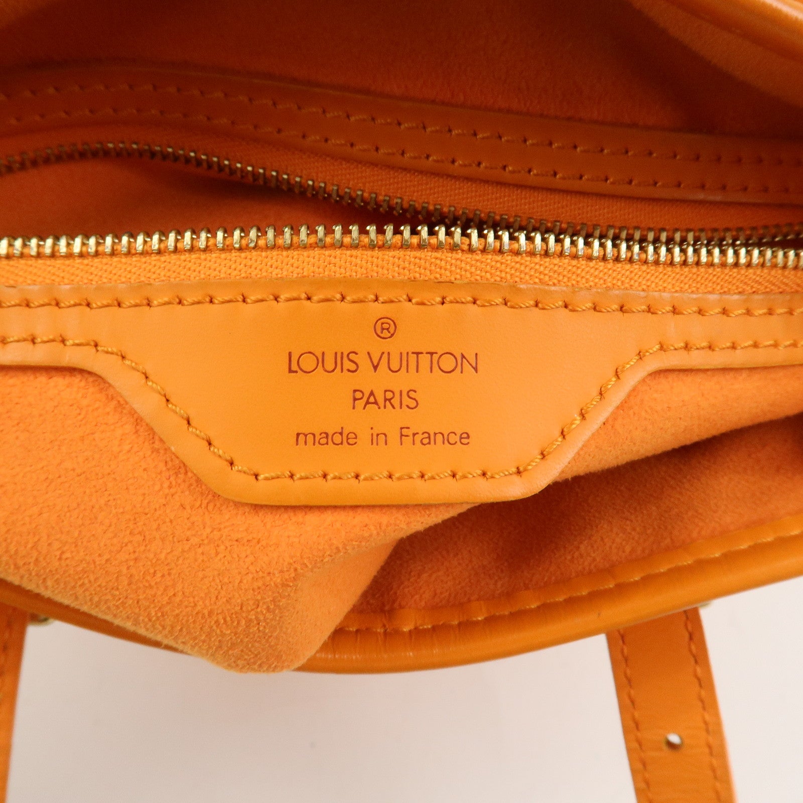 Louis Vuitton Epi Bucket PM Shoulder Bag Tote Bag Mandarin M5899H
