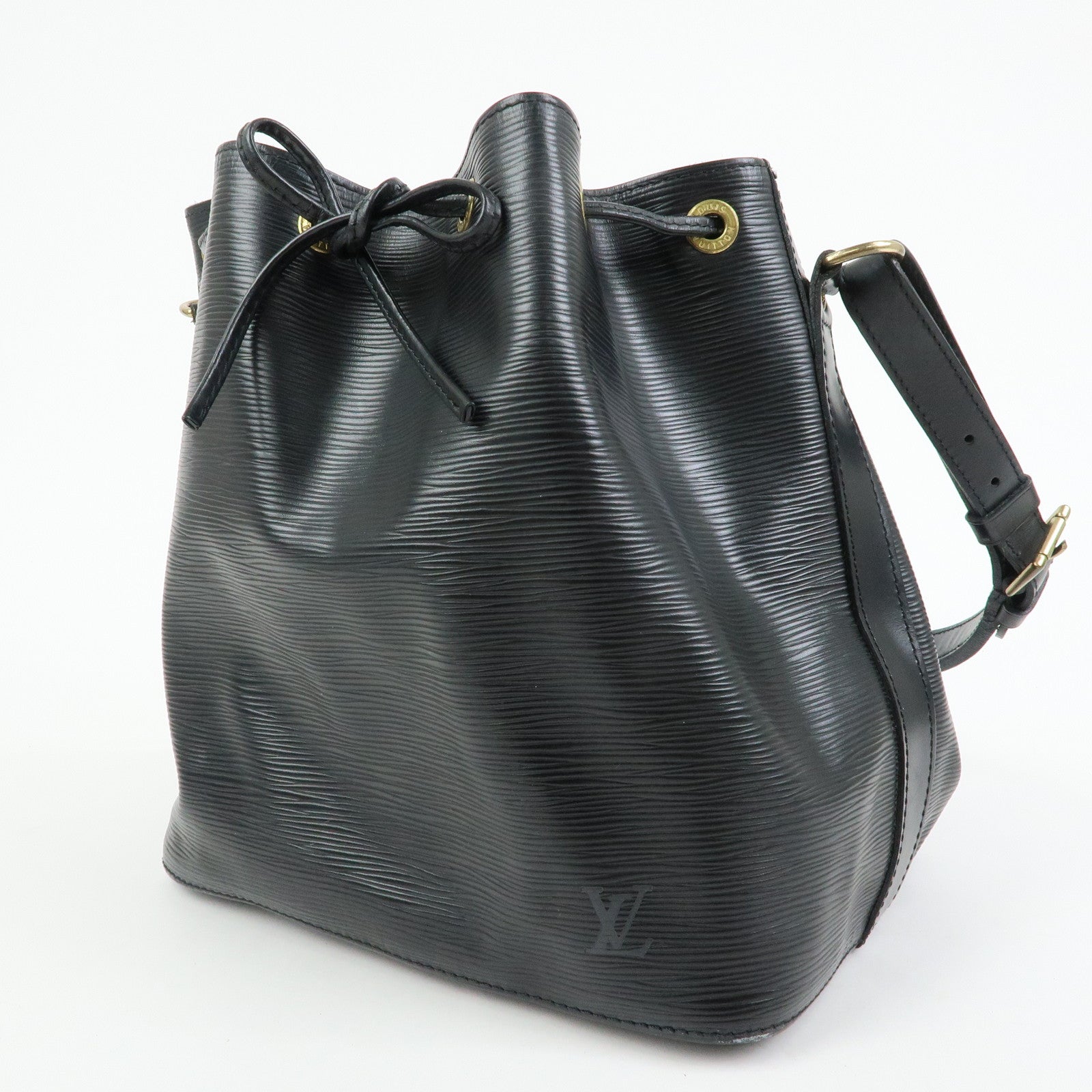 Louis Vuitton Epi Leather Petit Noe Shoulder Bag Noir Black M59012