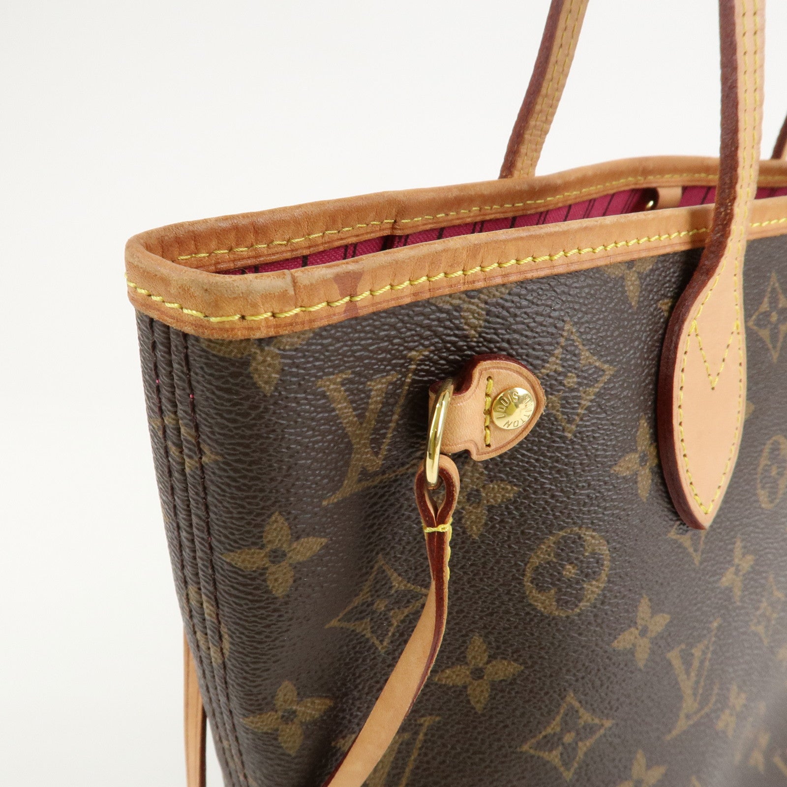 Louis Vuitton Monogram Neverfull PM Tote Bag Brown M41245 Used
