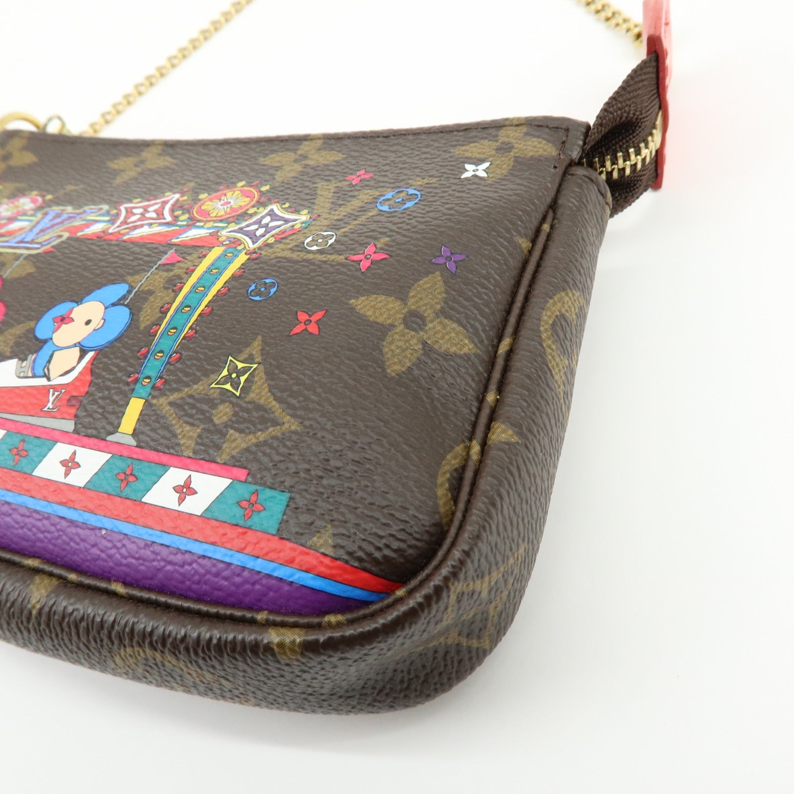 Louis Vuitton Monogram Vivienne Mini Pochette Accessoires M69976