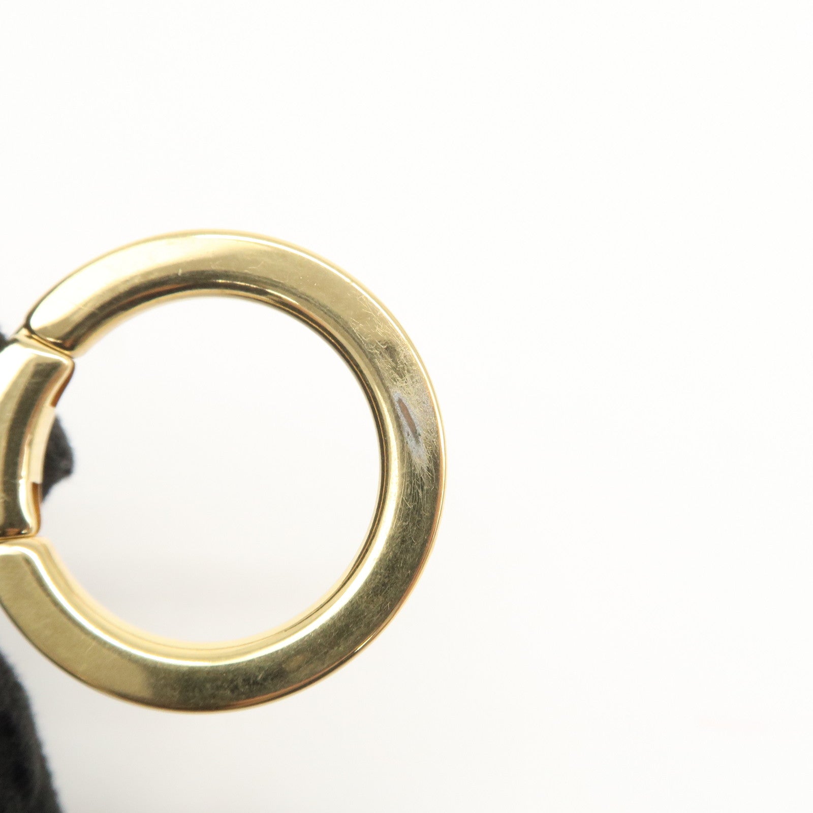 Louis Vuitton Fleur de Monogram Bag Charm Key Chain Gold M65111