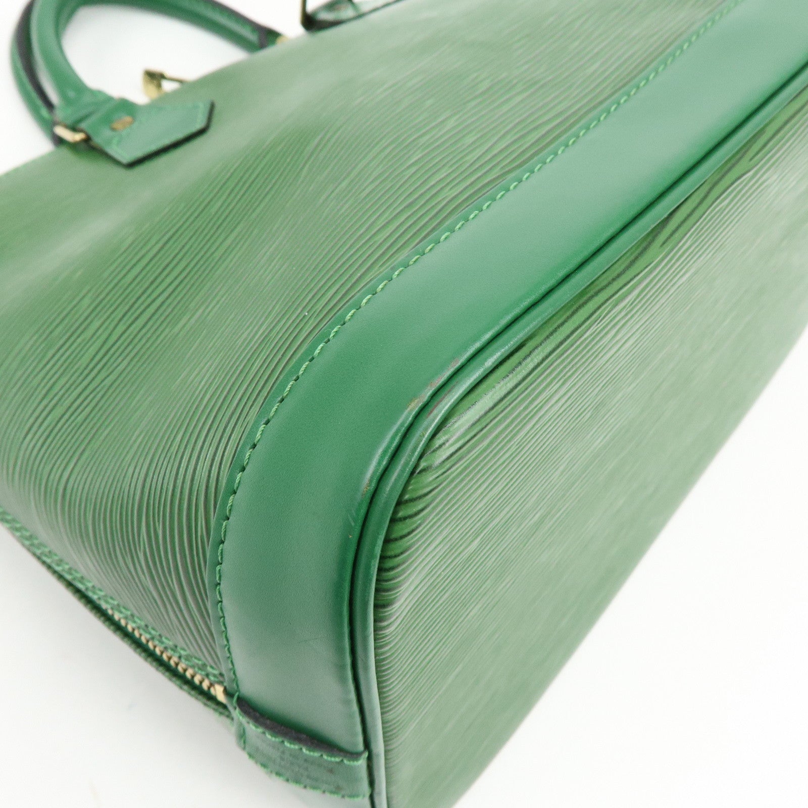 Louis Vuitton Epi Alma Hand Bag Borneo Green M52144