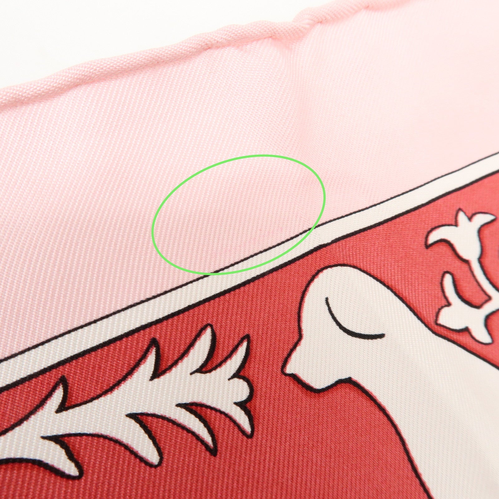 HERMES Carre 90 Silk 100% Scarf EARLY AMERICA Pink