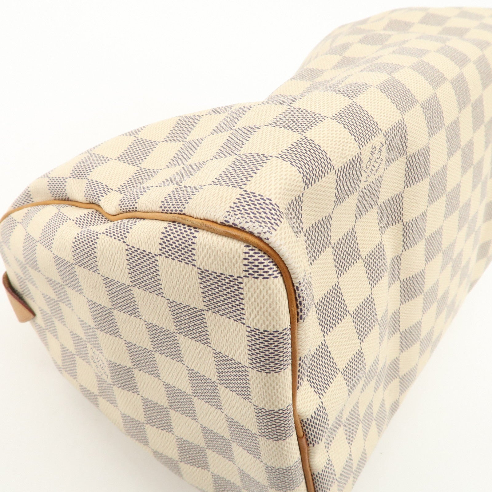 Louis Vuitton Damier Azur Speedy 30 Hand Bag Boston Bag N41533 Used