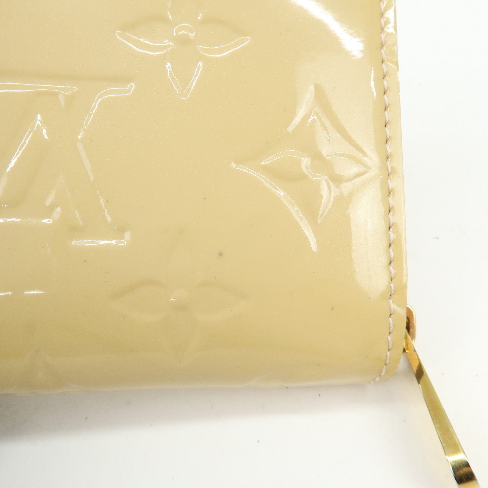 Louis Vuitton Monogram Vernis Zippy Coin Case Rose Florentin M91535