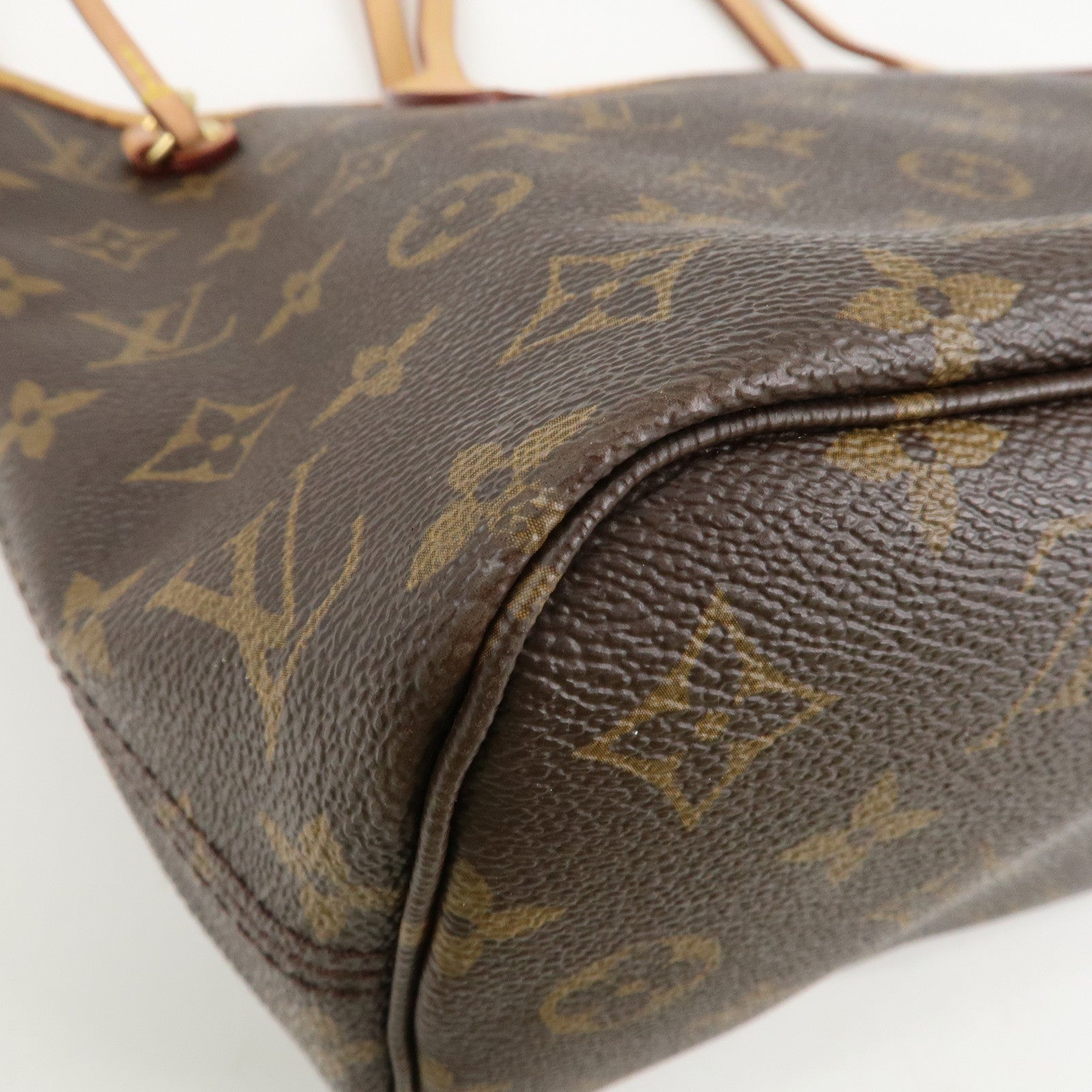 Louis Vuitton Monogram Neverfull PM Tote Bag Brown M41245 Used