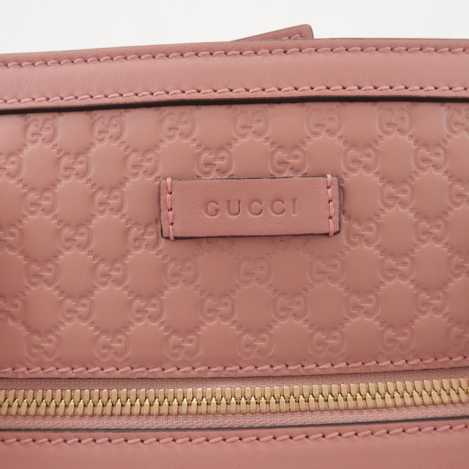 GUCCI Guccissima Leather 2Way Hand Bag Shoulder Bag Pink 510291