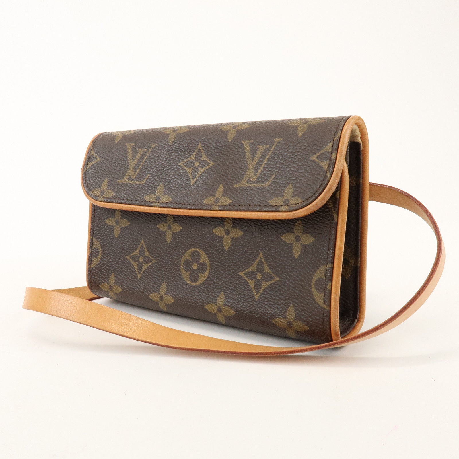 Louis Vuitton Monogram Pochette Florentine Waist Bag Belt M51855