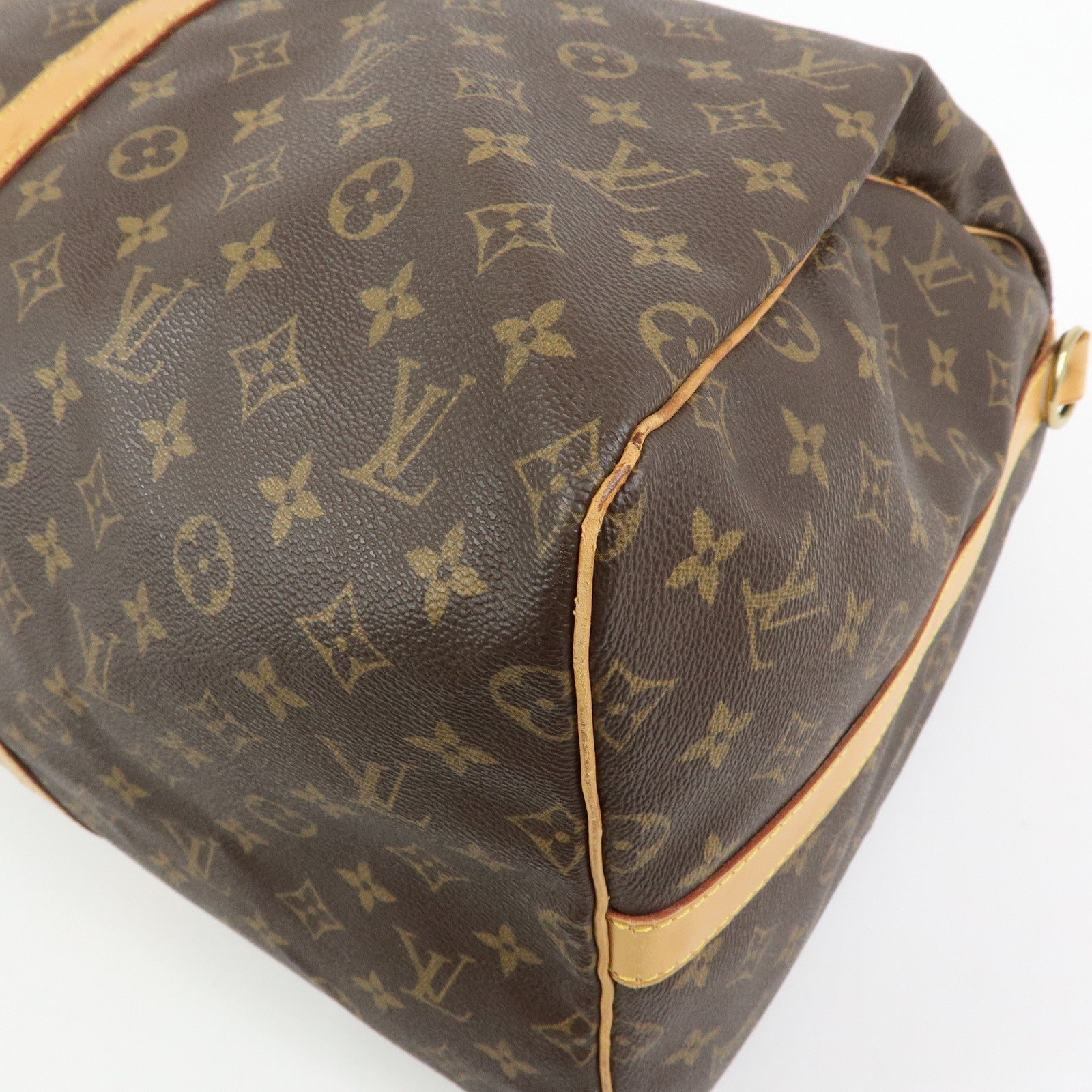 Louis Vuitton Monogram Keep All Bandouliere 55 Boston Bag M41414
