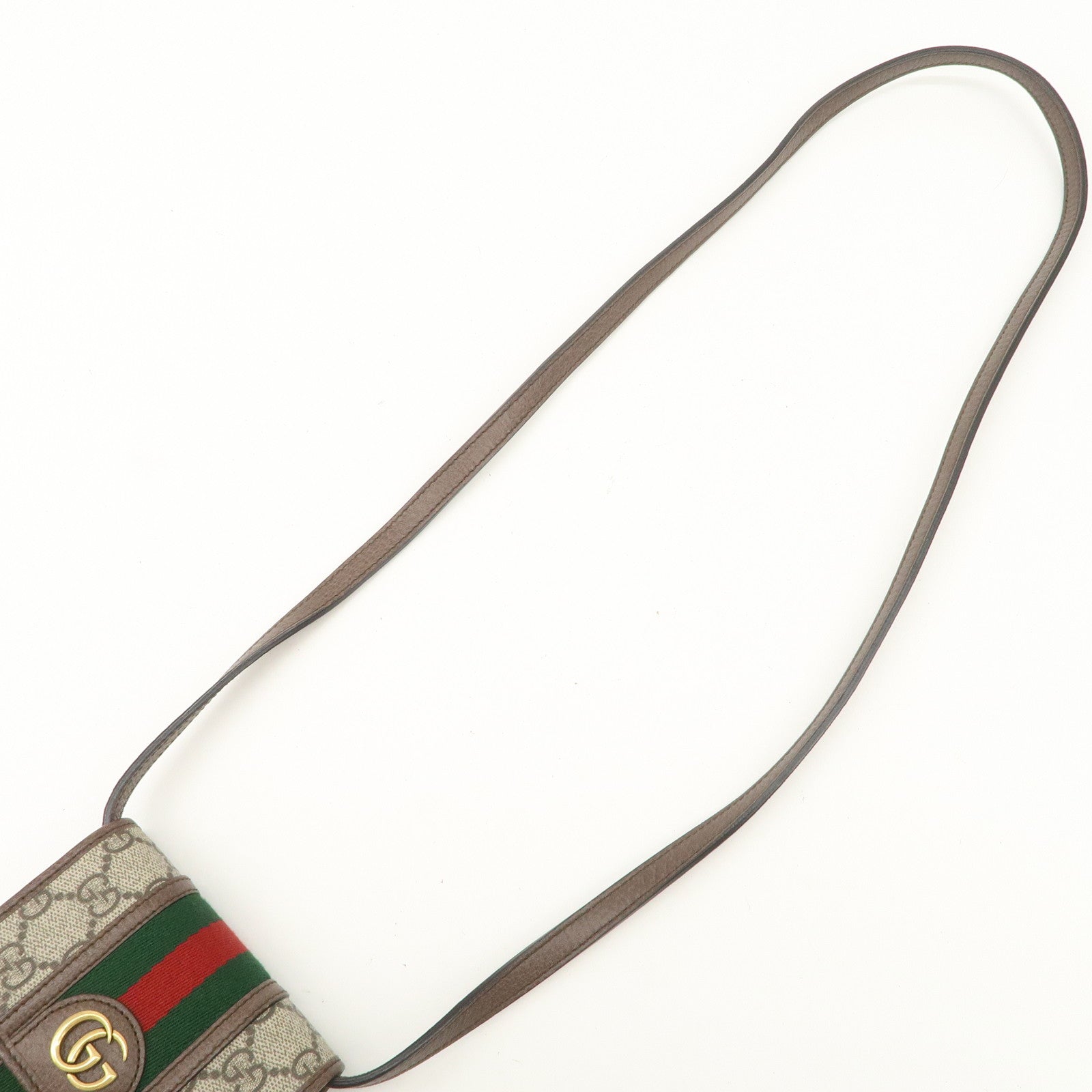 GUCCI Ophidia Sherry GG Supreme PVC Mini Shoulder Bag Beige 625757