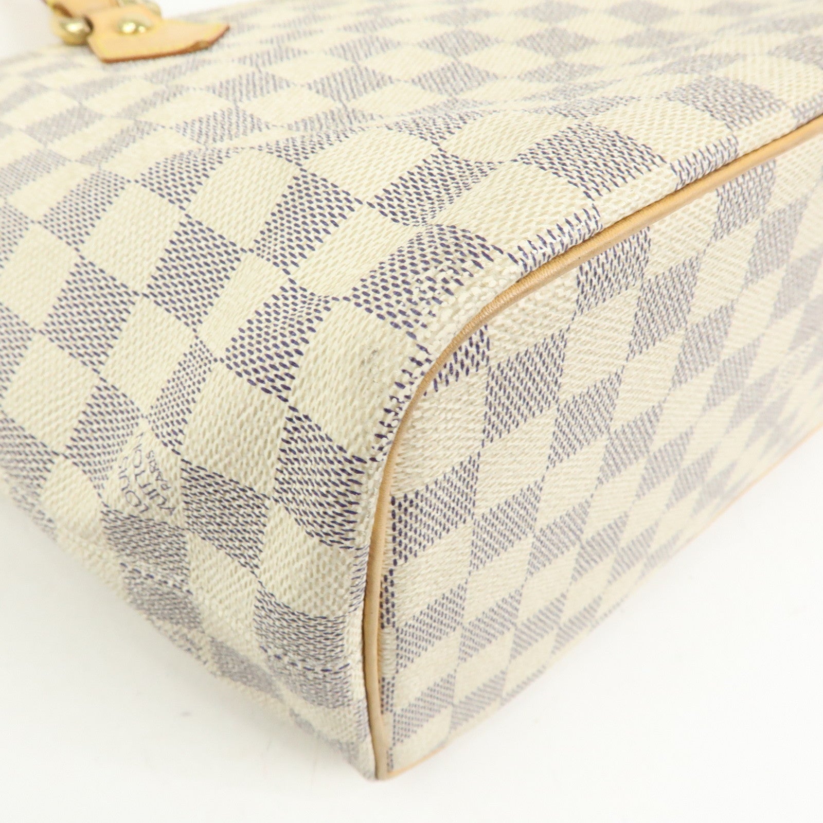Louis Vuitton Damier Azur Saleya PM Tote Bag Hand Bag N51186
