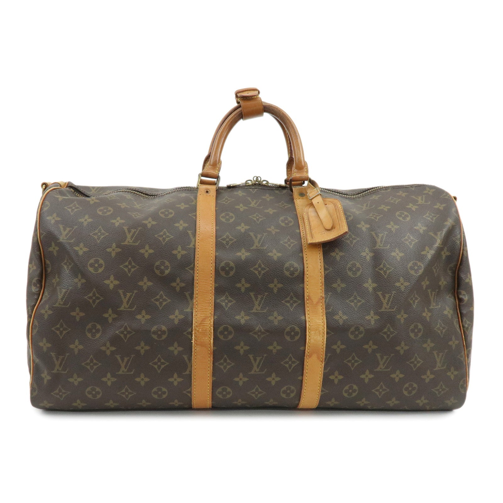 Louis Vuitton Monogram Keep All Bandouliere 55 Boston Bag M41414