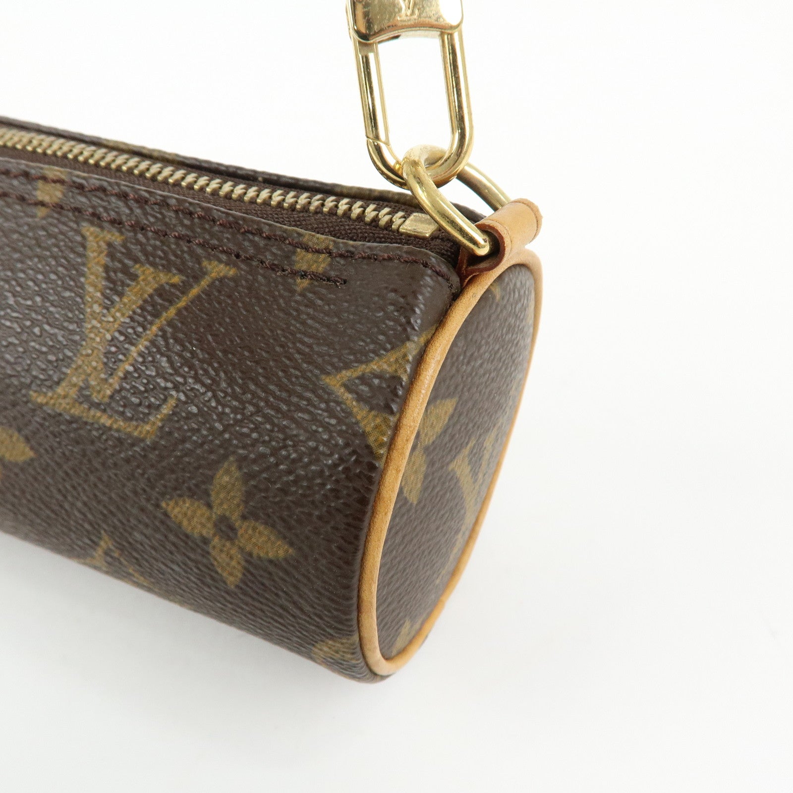 Louis Vuitton Monogram Canvas Leather Mini Pouch for Papillon Bag
