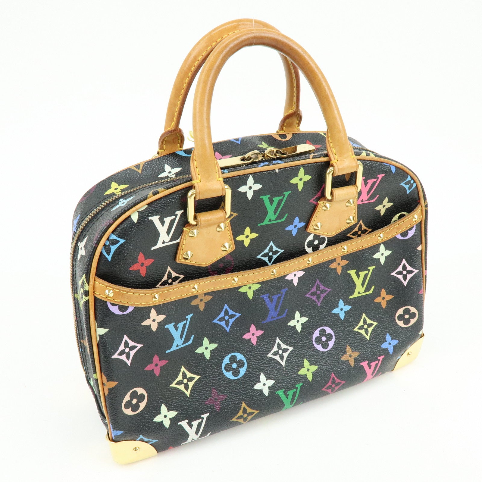Louis Vuitton Monogram Trouville Multicolor Hand Bag Noir M92662