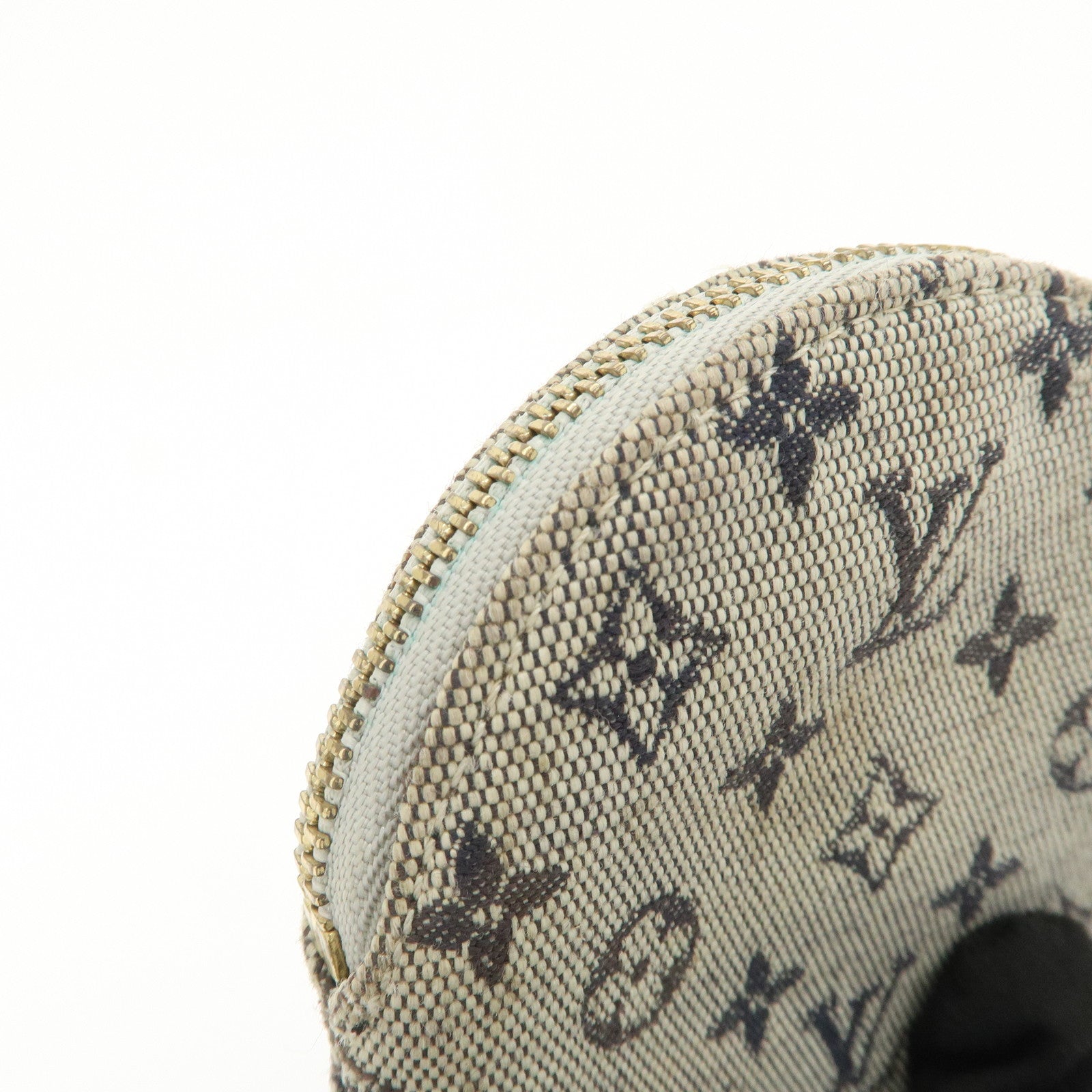 Louis Vuitton Monogram Mini Porte Monnaie Coin Case Blue M92640