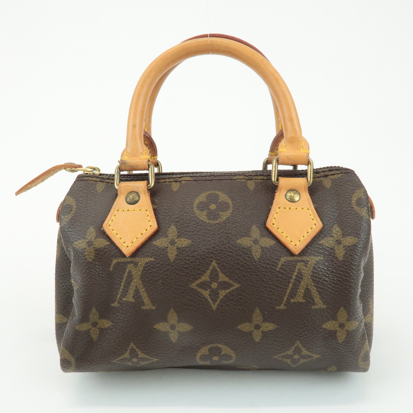 Louis Vuitton Monogram Mini Speedy Hand Bag M41534 Used