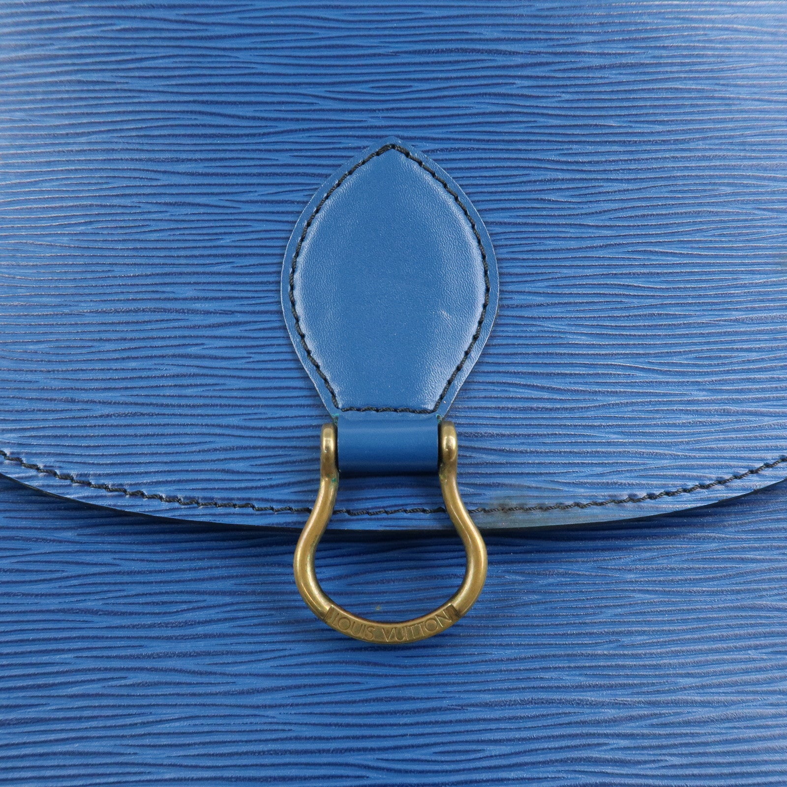 Louis Vuitton Epi Saint Cloud Shoulder Bag Toledo Blue M52195