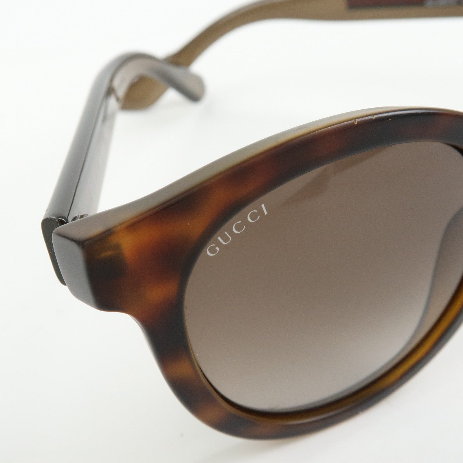 GUCCI Sherry Interlocking G Plastic Sunglasses Brown GG3653/S 51□22