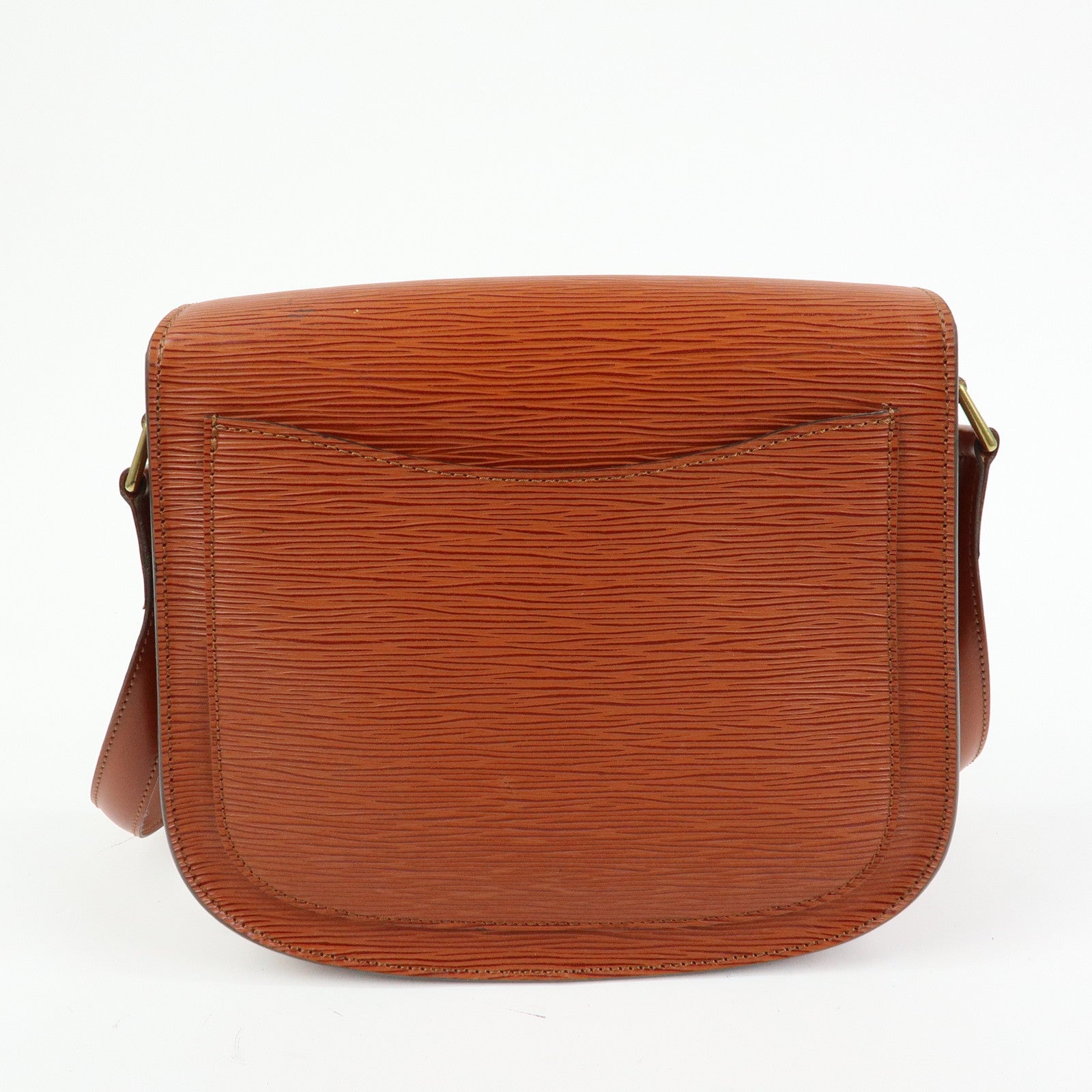 Louis Vuitton Epi Saint Cloud Shoulder Bag Kenya Brown M52193