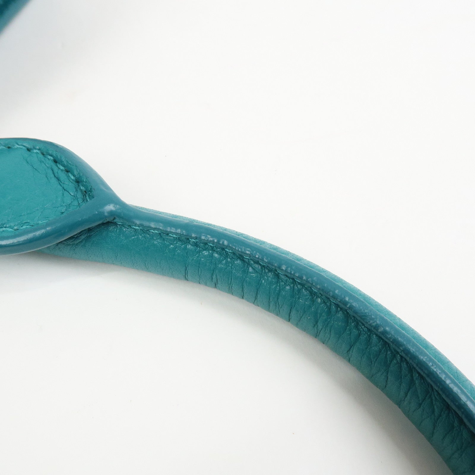 MIU MIU Logo Leather Shoulder Bag Hand Bag Green