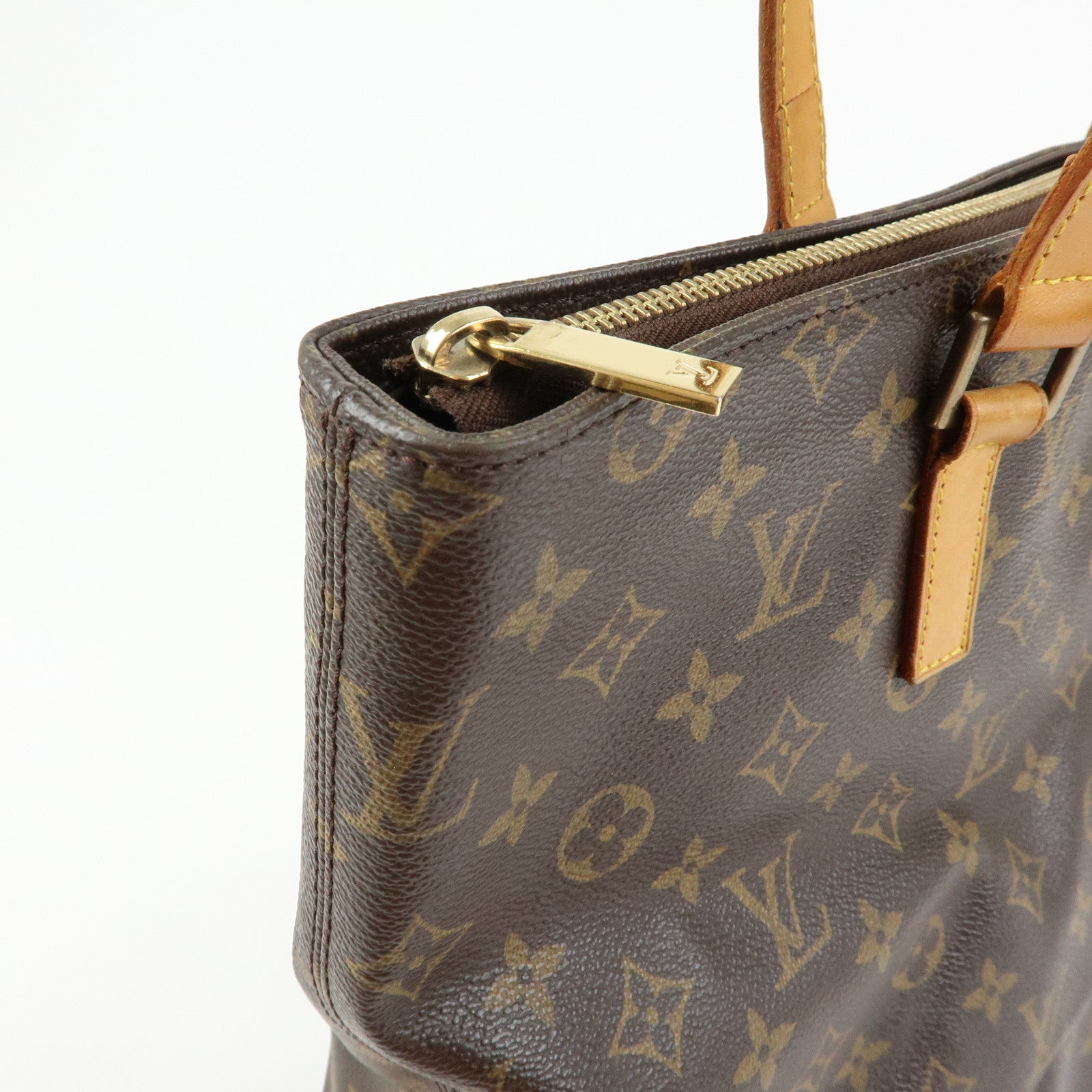 Louis Vuitton Monogram Cabas Mezzo Tote Bag Shoulder Bag M51151