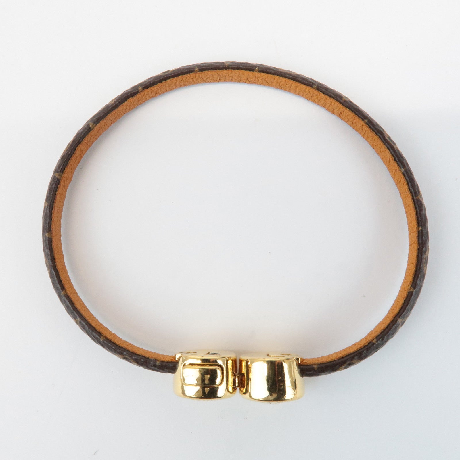 Louis Vuitton Monogram Canvas Hysteric Mini Bracelet M6407E Used