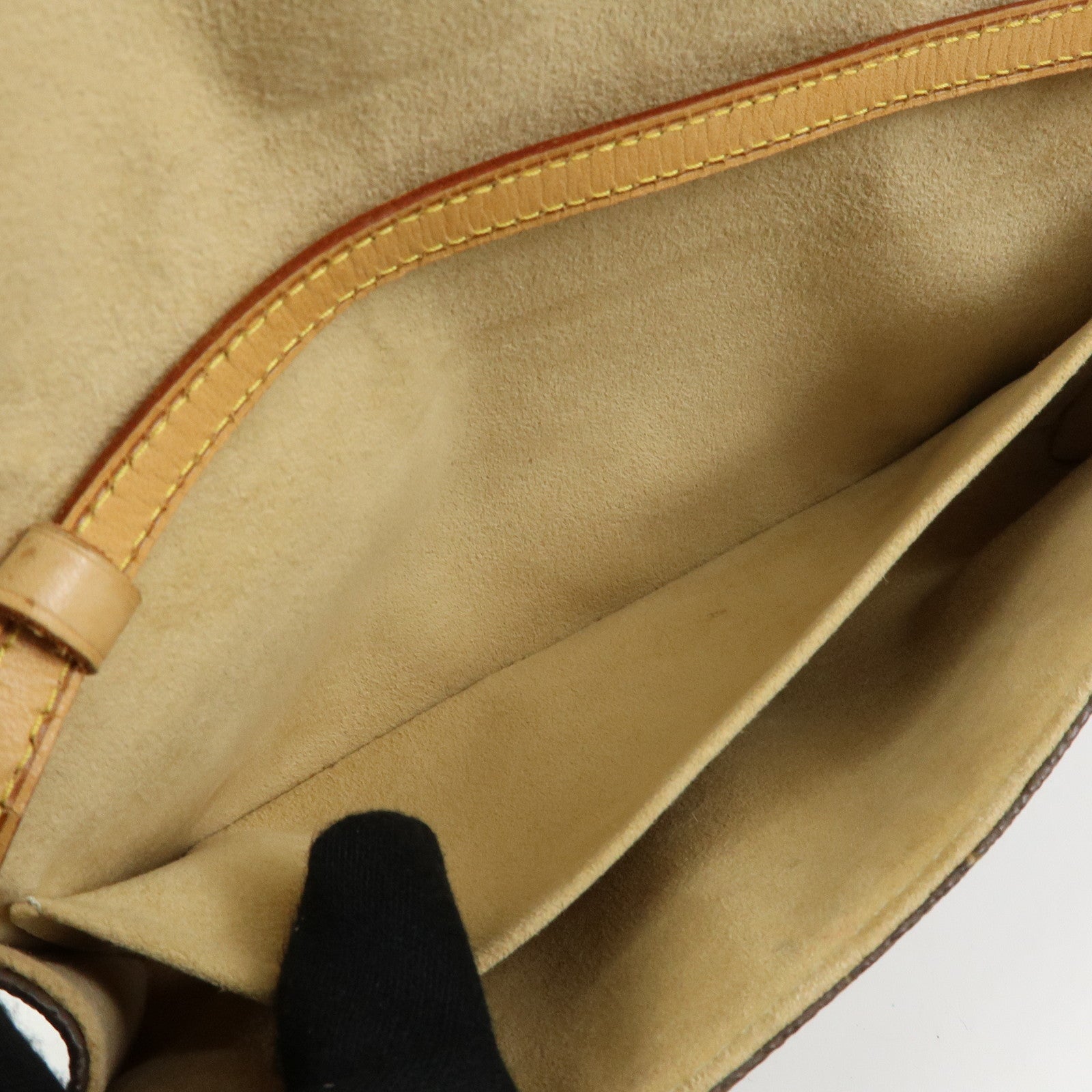 Louis Vuitton Monogram Pochette Twin GM 2Way Bag Brown M51852