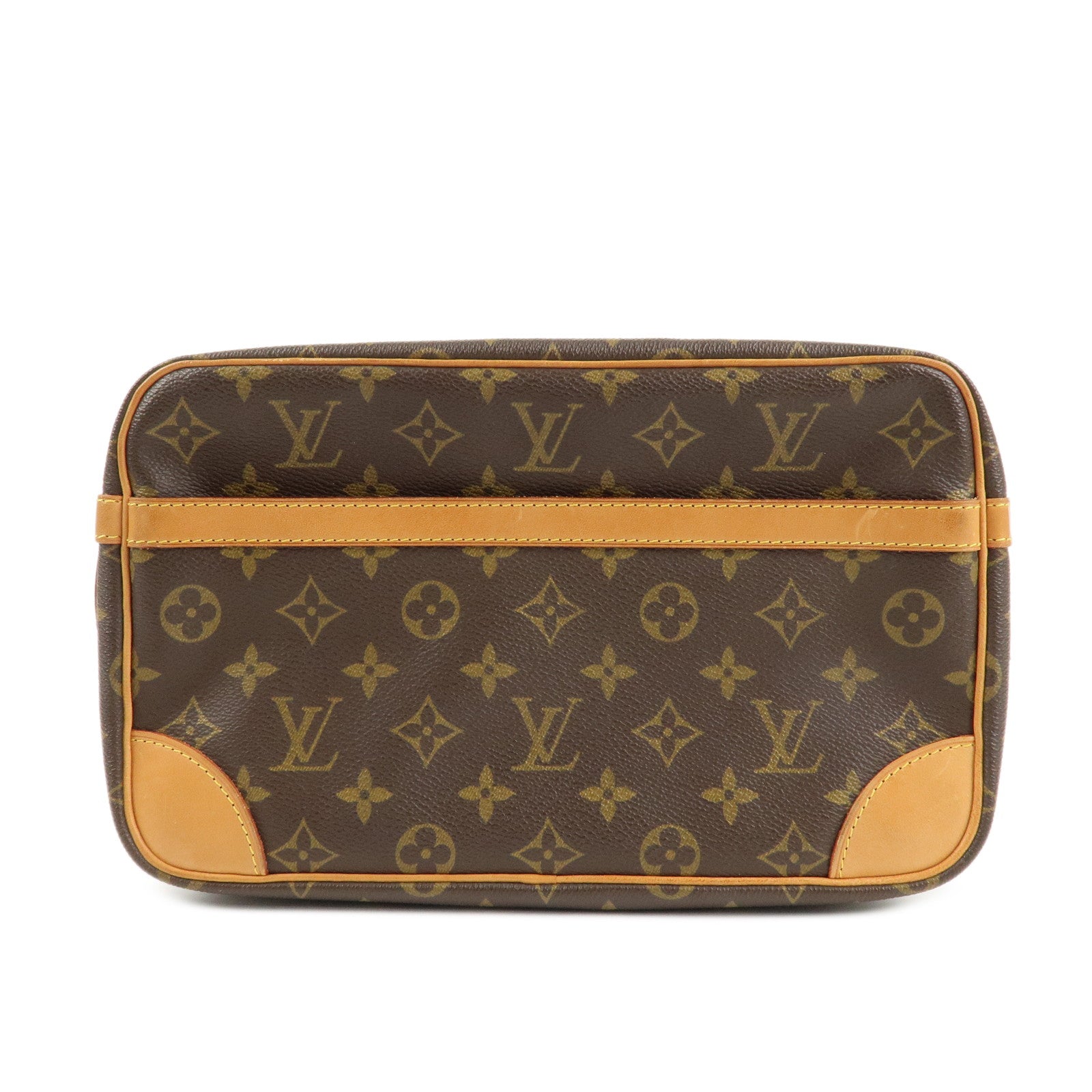 Louis Vuitton Monogram Compiegne 28 Pouch Clutch Bag M51845 Used