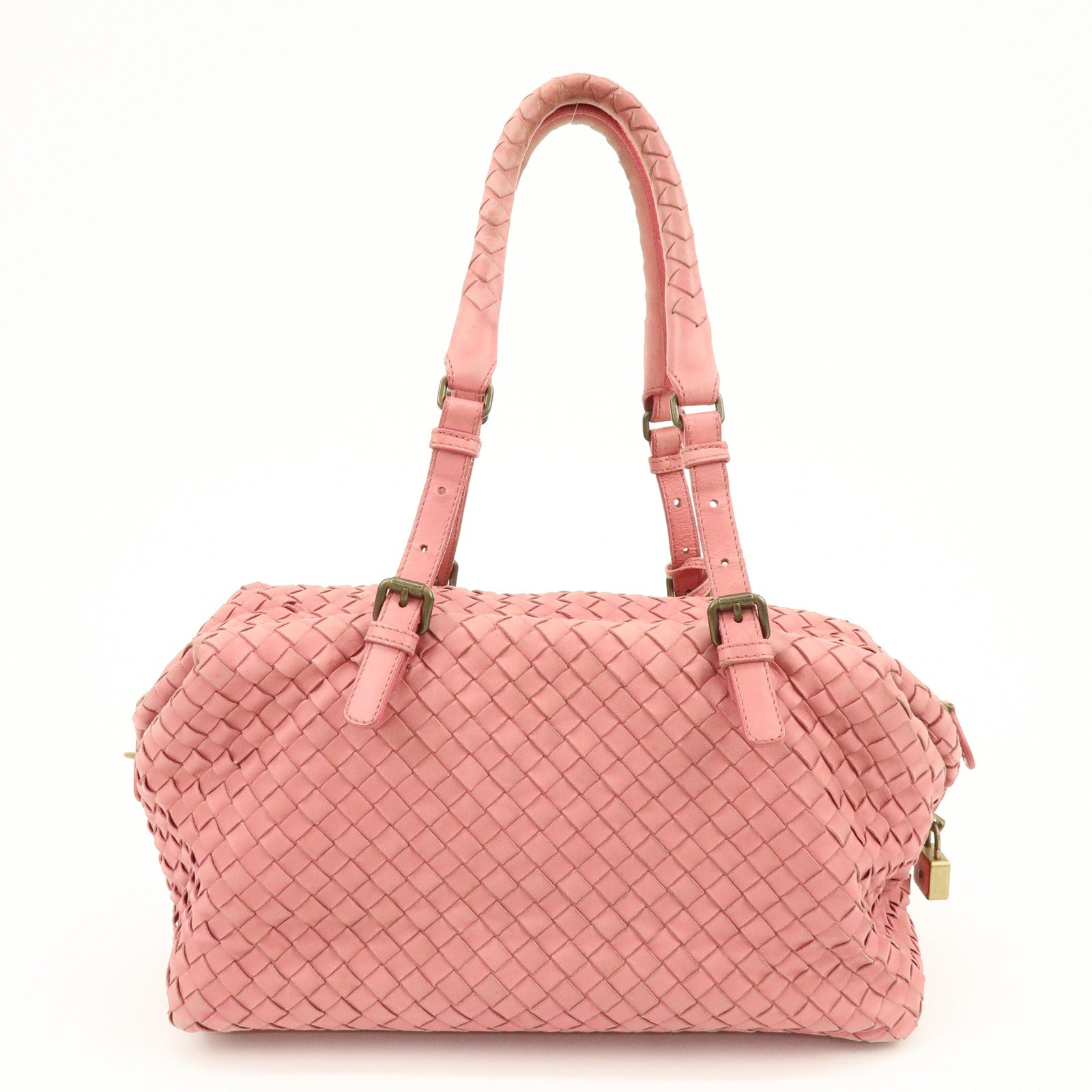 BOTTEGA VENETA Montaigne Intrecciato Nappa Leather Shoulder Bag