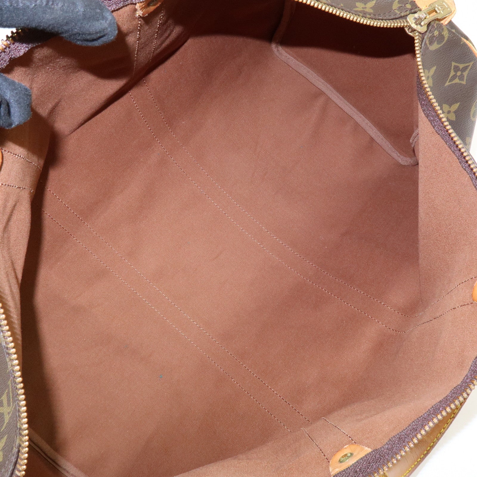 Louis Vuitton Monogram Keep All 50 Boston Bag Brown M41426