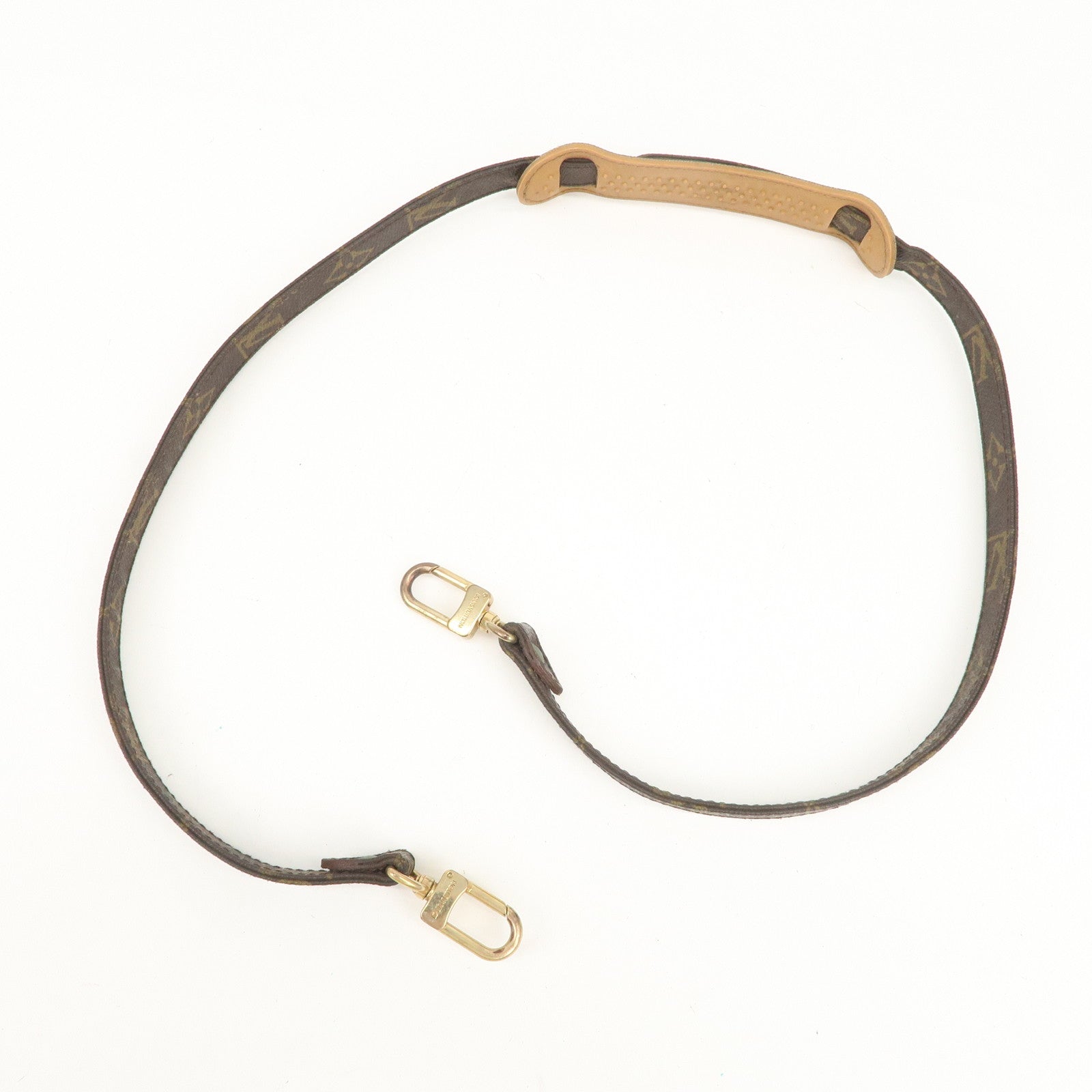 Louis Vuitton Monogram Canvas Shoulder Strap 100cm Brown J75011
