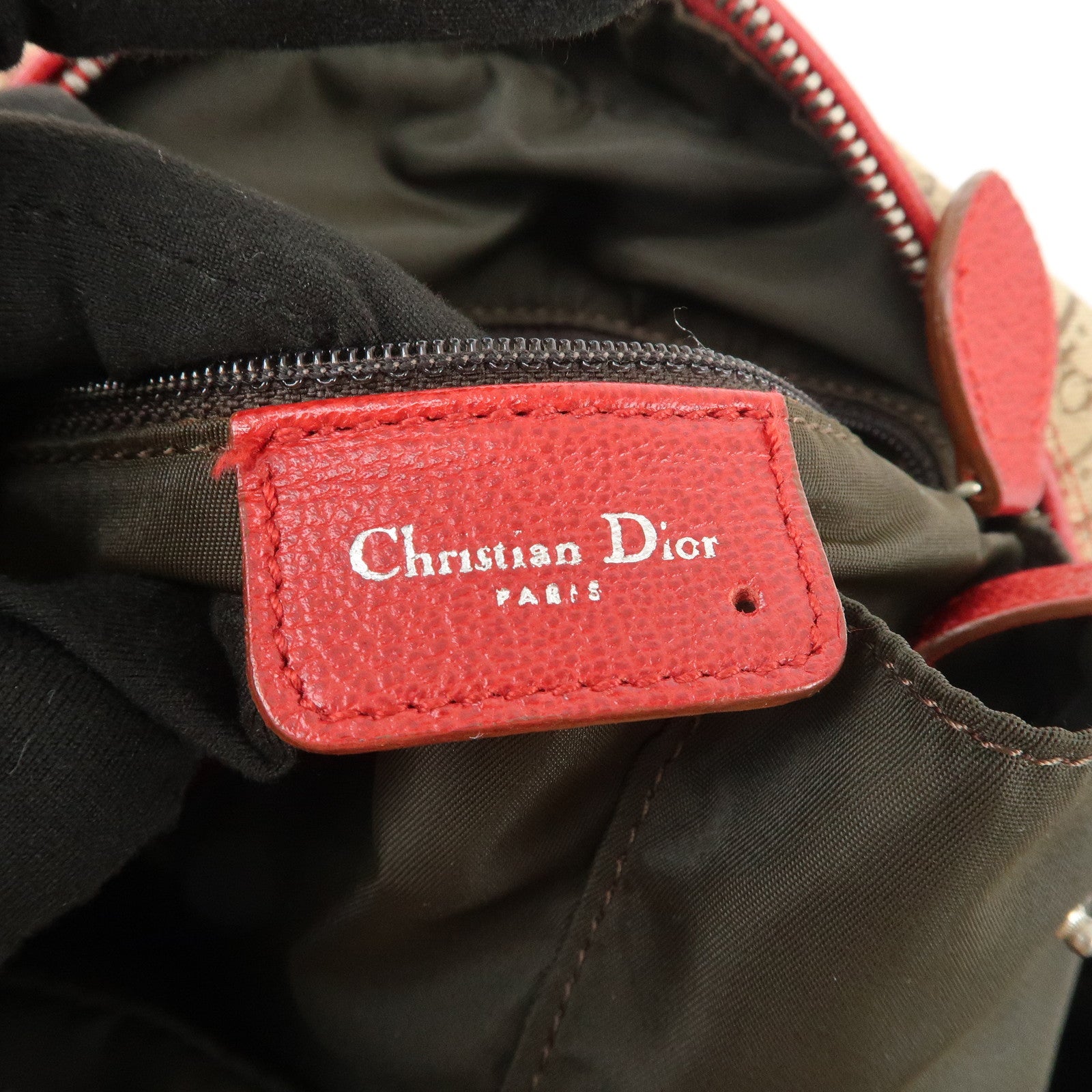 Christian Dior Rasta Trotter Canvas Leather Boston Bag Hand Bag