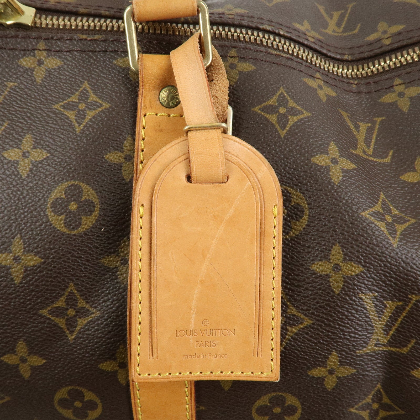 Louis Vuitton Monogram Keep All Bandouliere 60 Boston Bag M41412