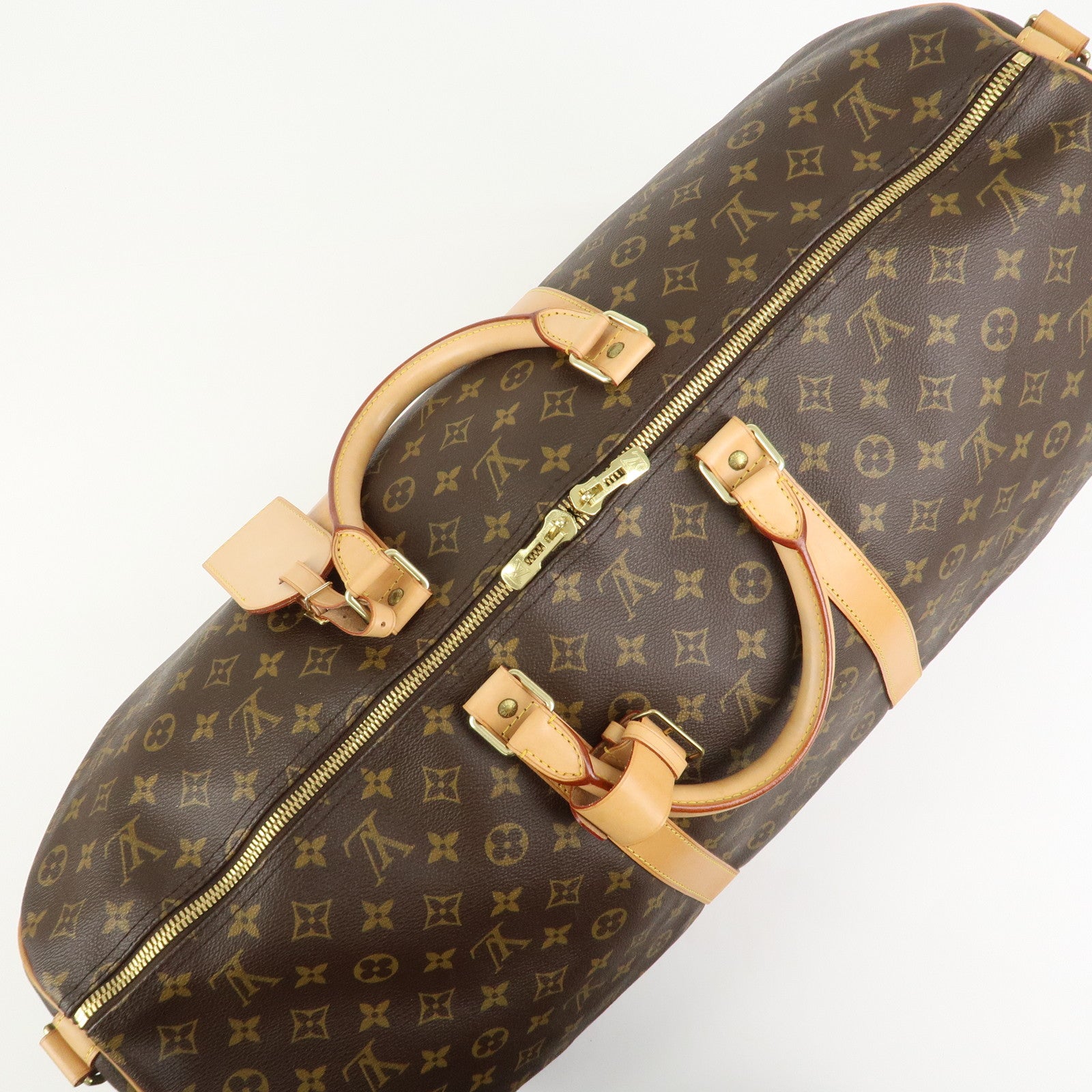 Louis Vuitton Monogram Keep All Bandouliere 60 Boston Bag M41412
