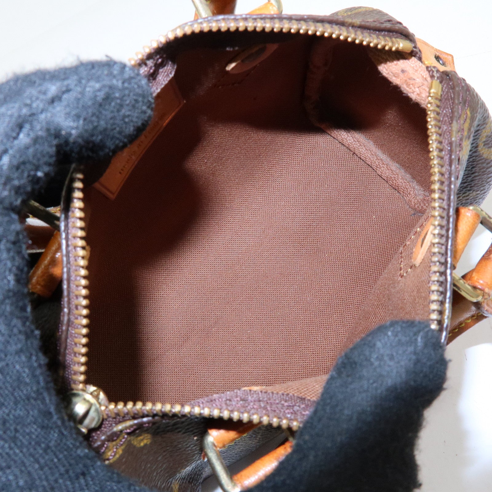 Louis Vuitton Monogram Canvas Mini Speedy Hand Boston Bag M41534
