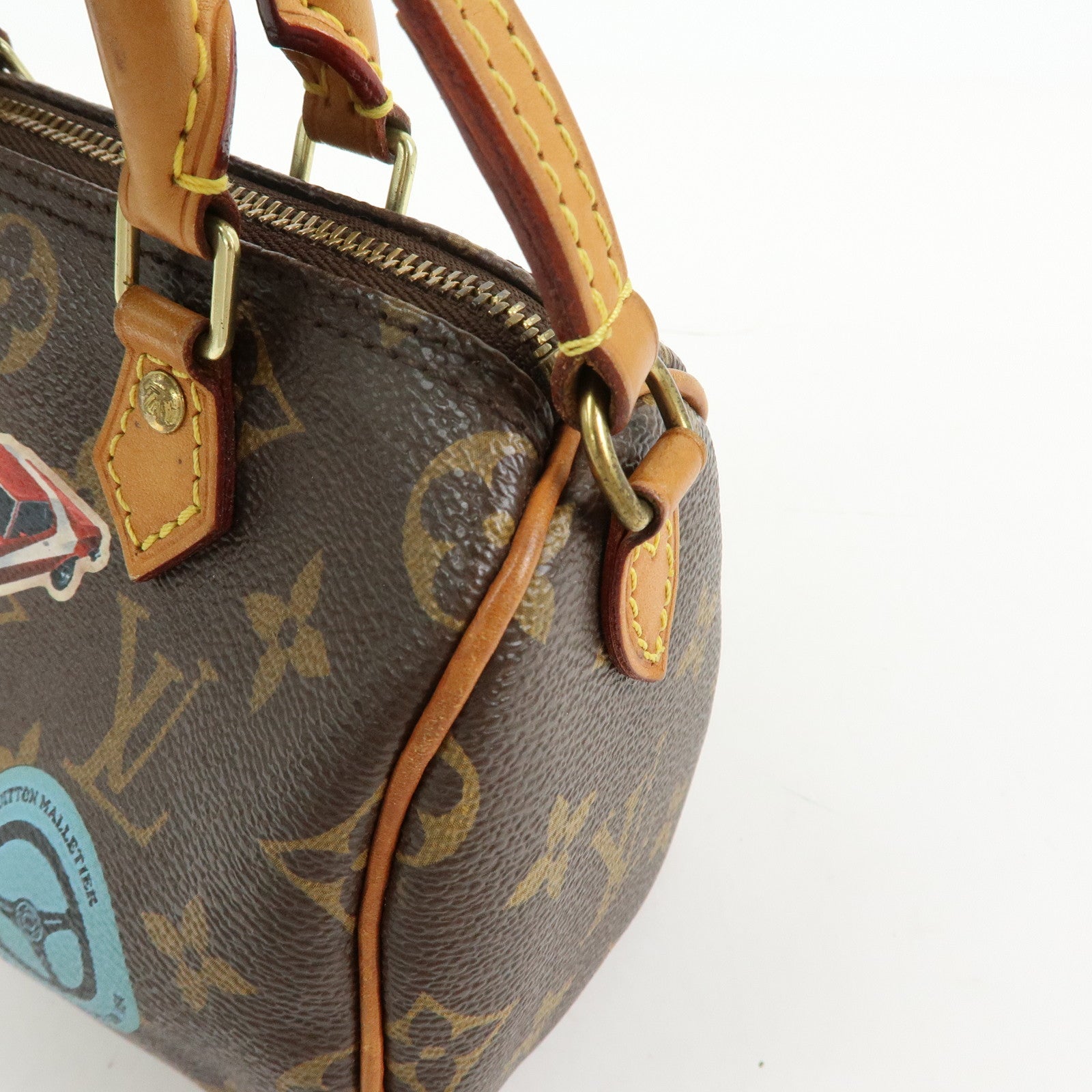 Louis Vuitton Nano Speedy Limited Edition World Tour M62208
