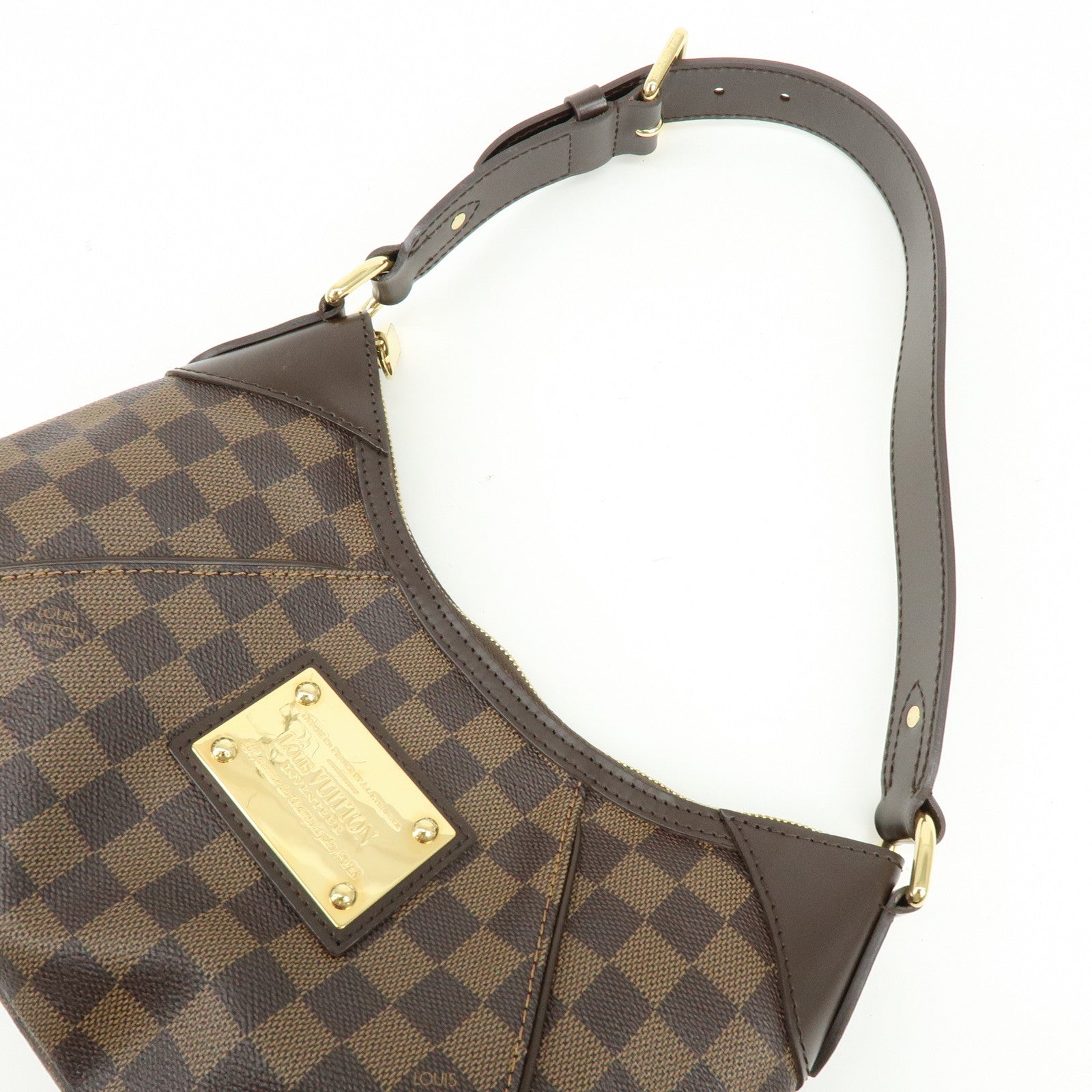 Louis Vuitton Damier Ebene Thames PM Shoulder Bag Hand Bag N48180