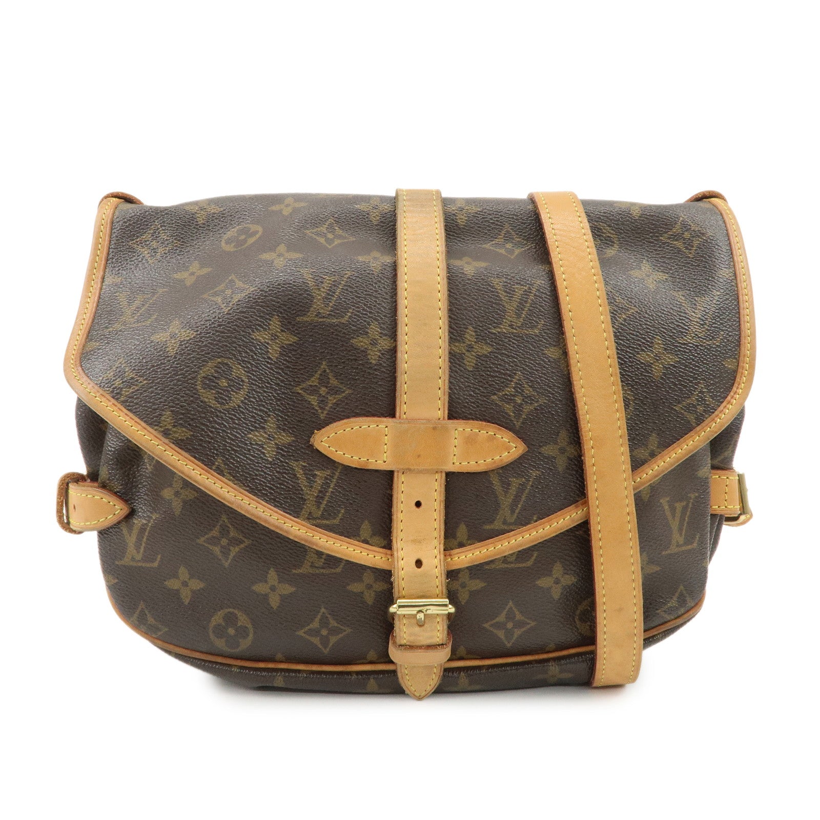 Louis Vuitton Monogram Saumur 30 Shoulder Bag Crossbody Bag M42256