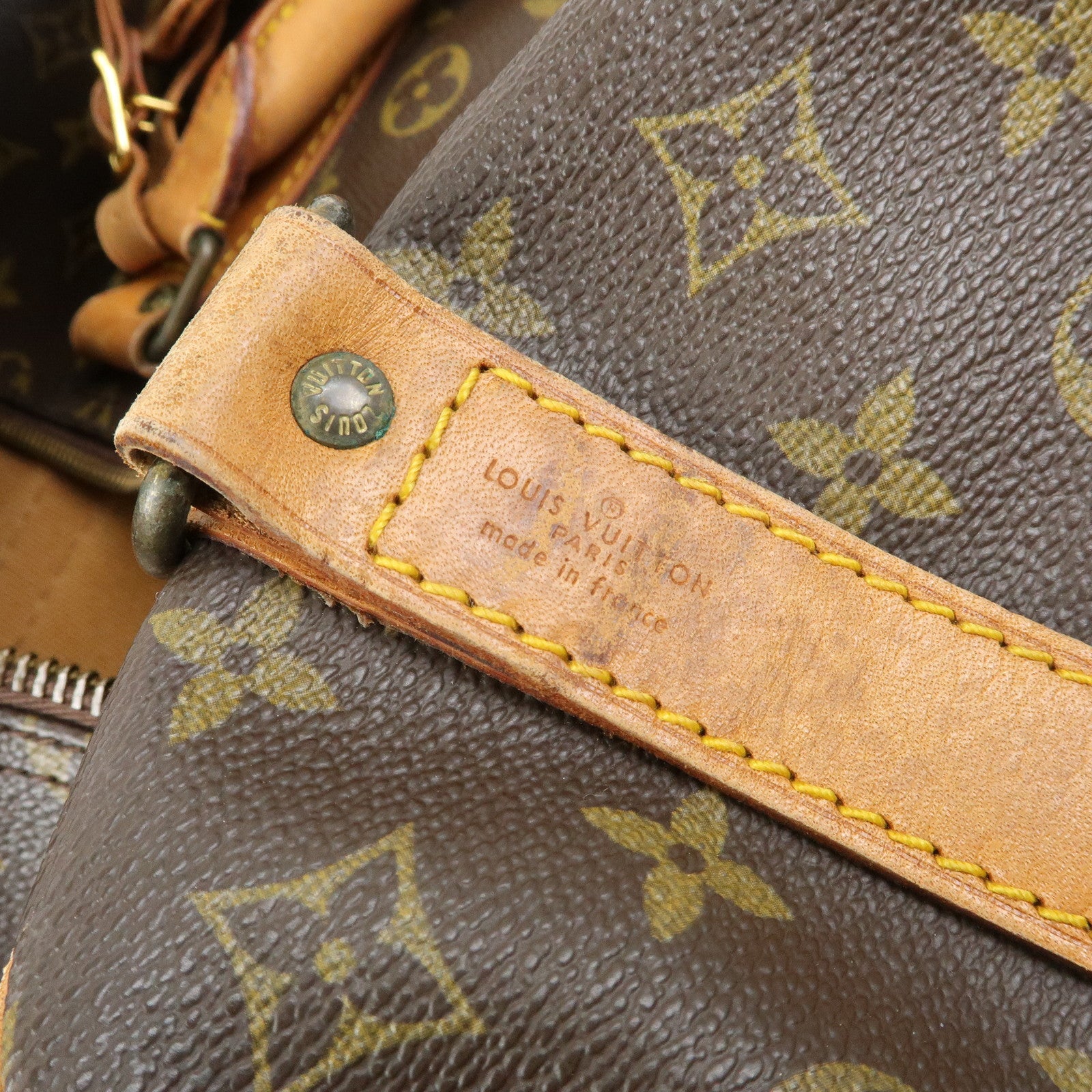 Louis Vuitton Monogram Keep All Bandouliere 60 Boston Bag M41412