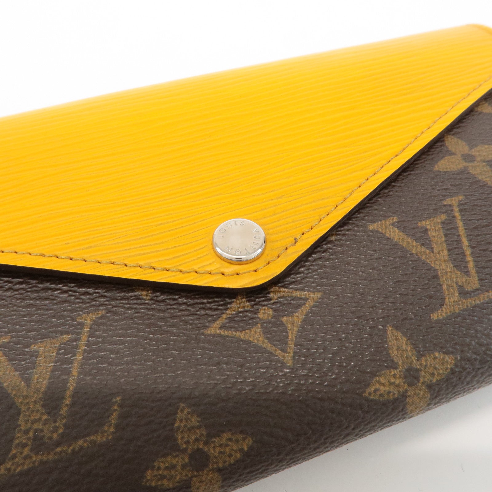 Louis Vuitton Monogram Epi Portefeuille Marie Louron Yellow M60506 Used
