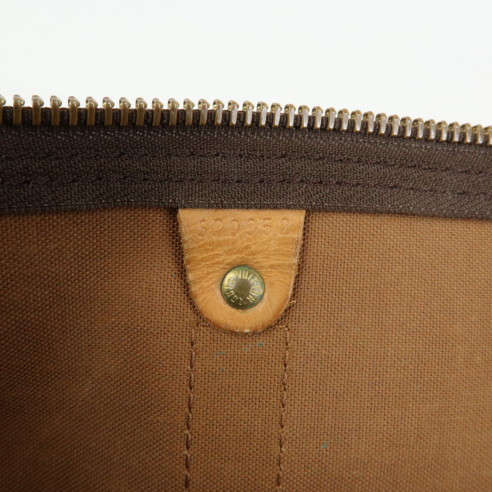 Louis Vuitton Monogram Keep All 45 Boston Bag Brown M41428
