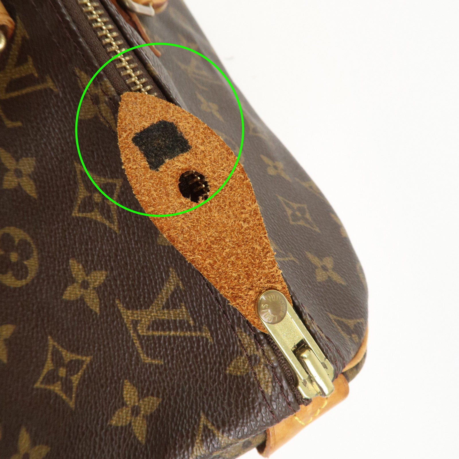 Louis Vuitton Monogram Speedy 40 Hand Bag Boston Bag Brown M41522