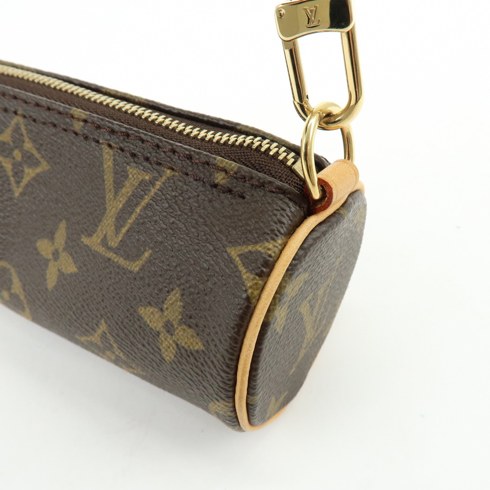 Louis Vuitton Monogram Canvas Mini Pouch for Papillon Bag Brown