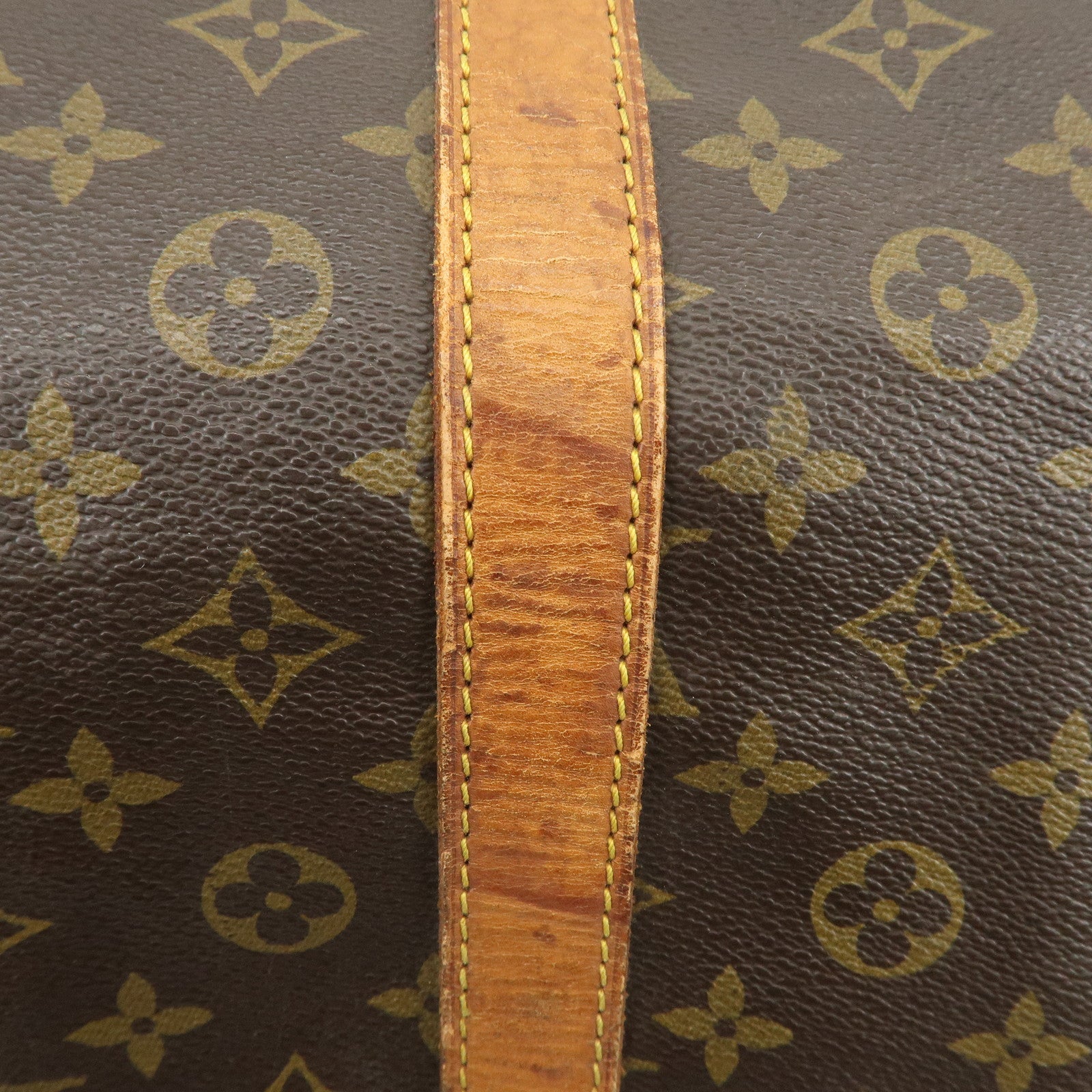 Louis Vuitton Monogram Keep All 60 Boston Bag Brown M41422